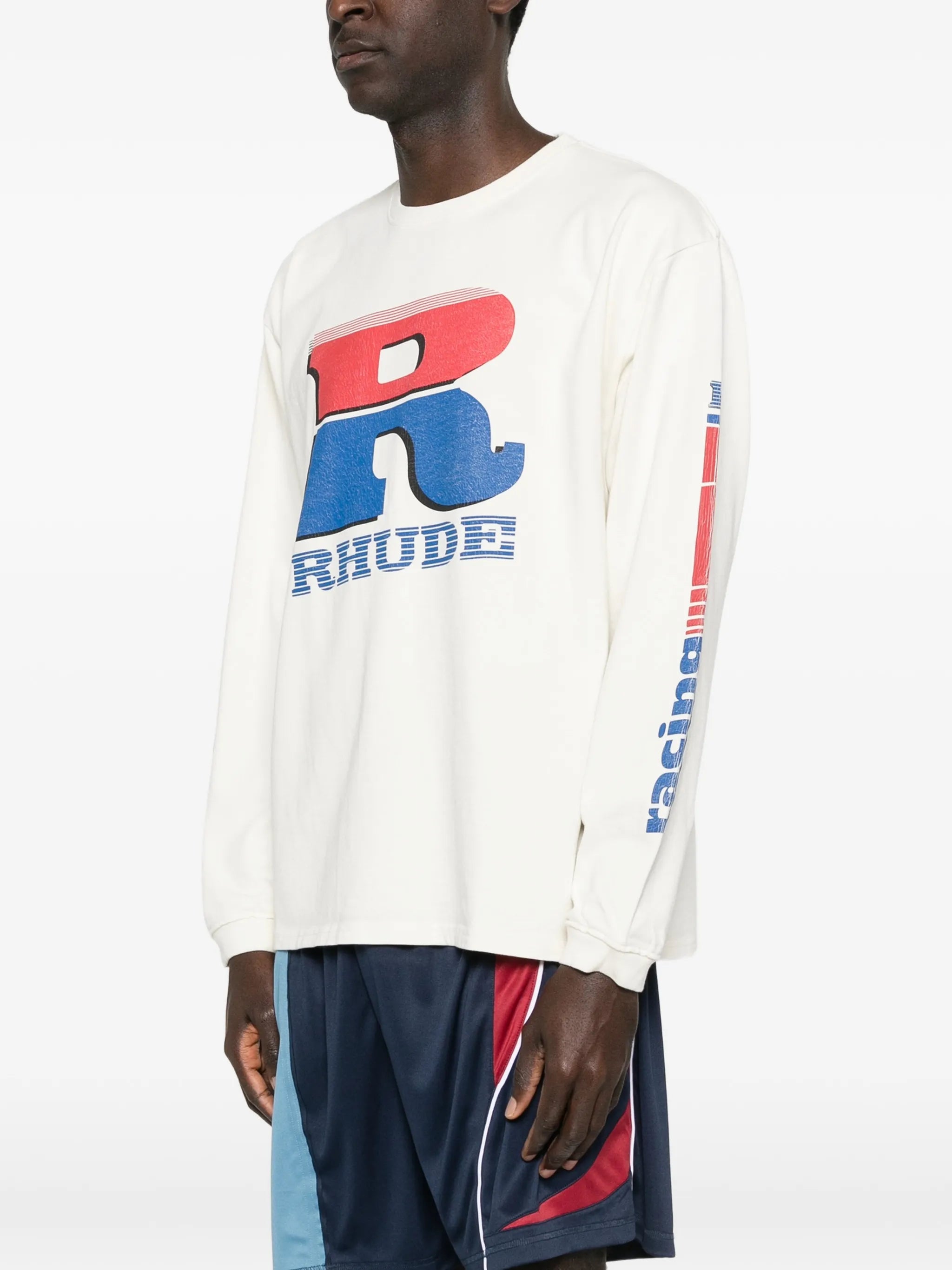 petrol logo long-sleeve T-shirt