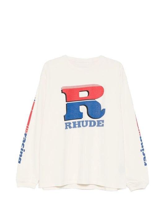 petrol logo long-sleeve T-shirt