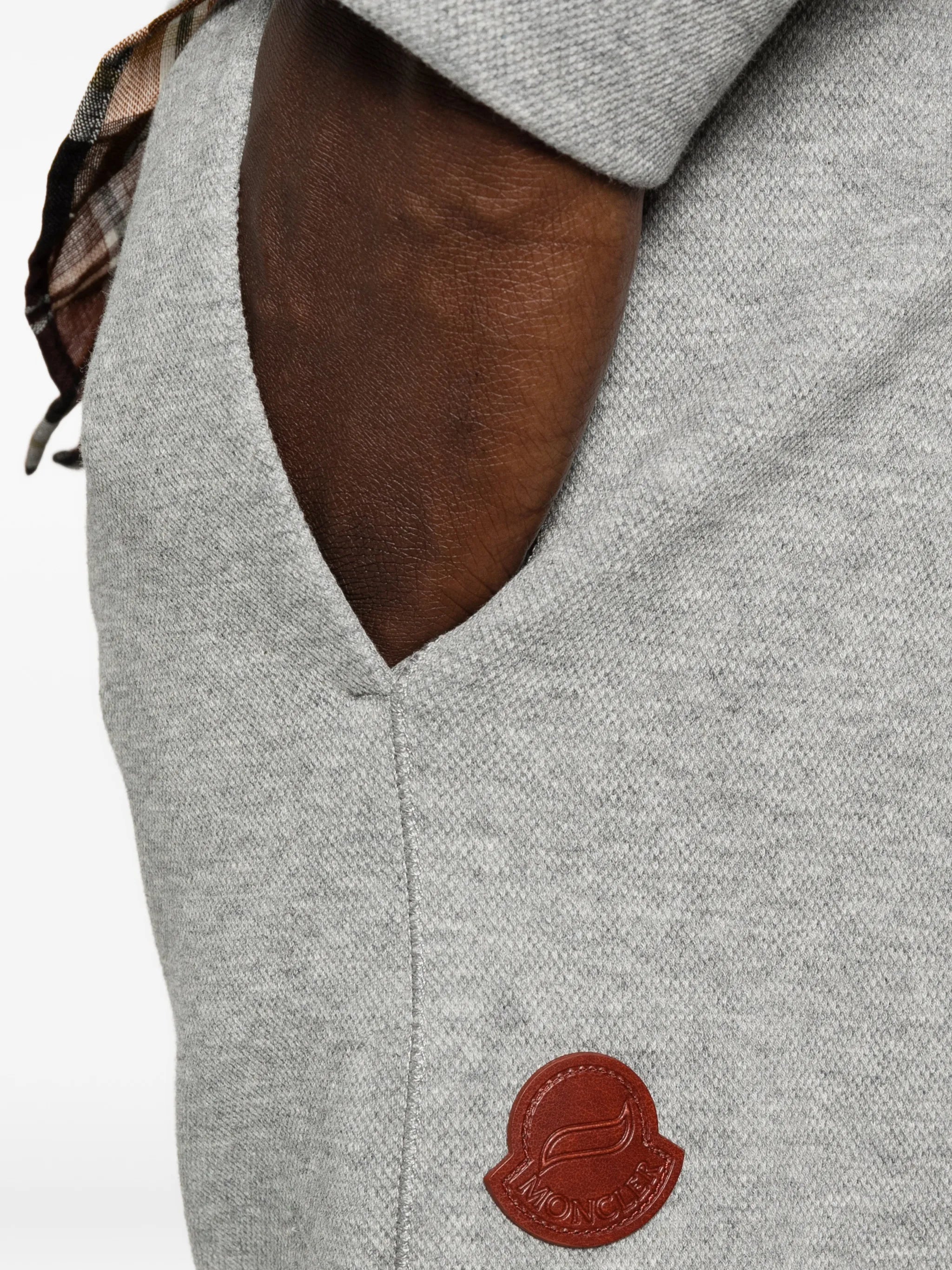 stitch-detailed sweat-trousers