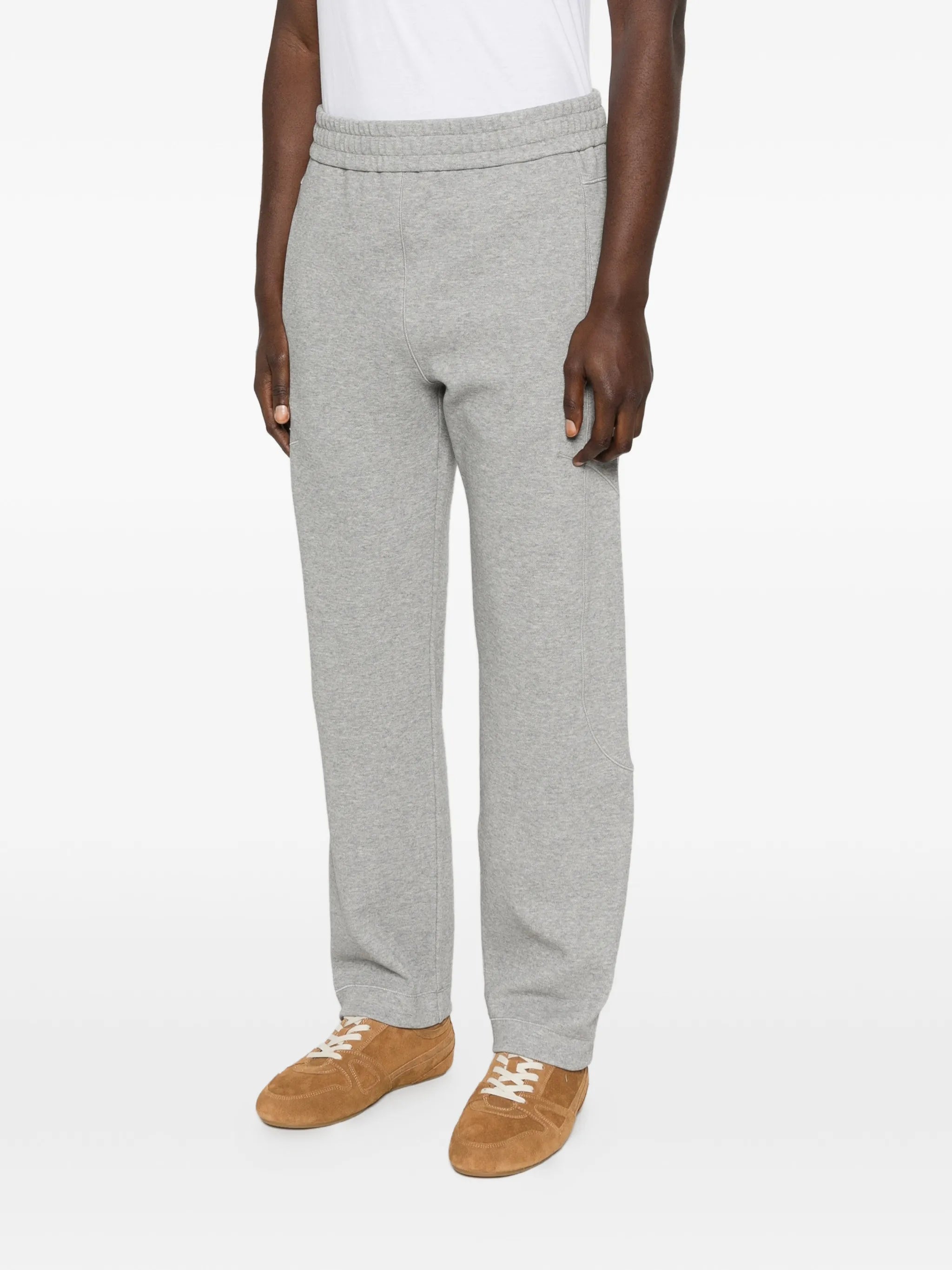 stitch-detailed sweat-trousers