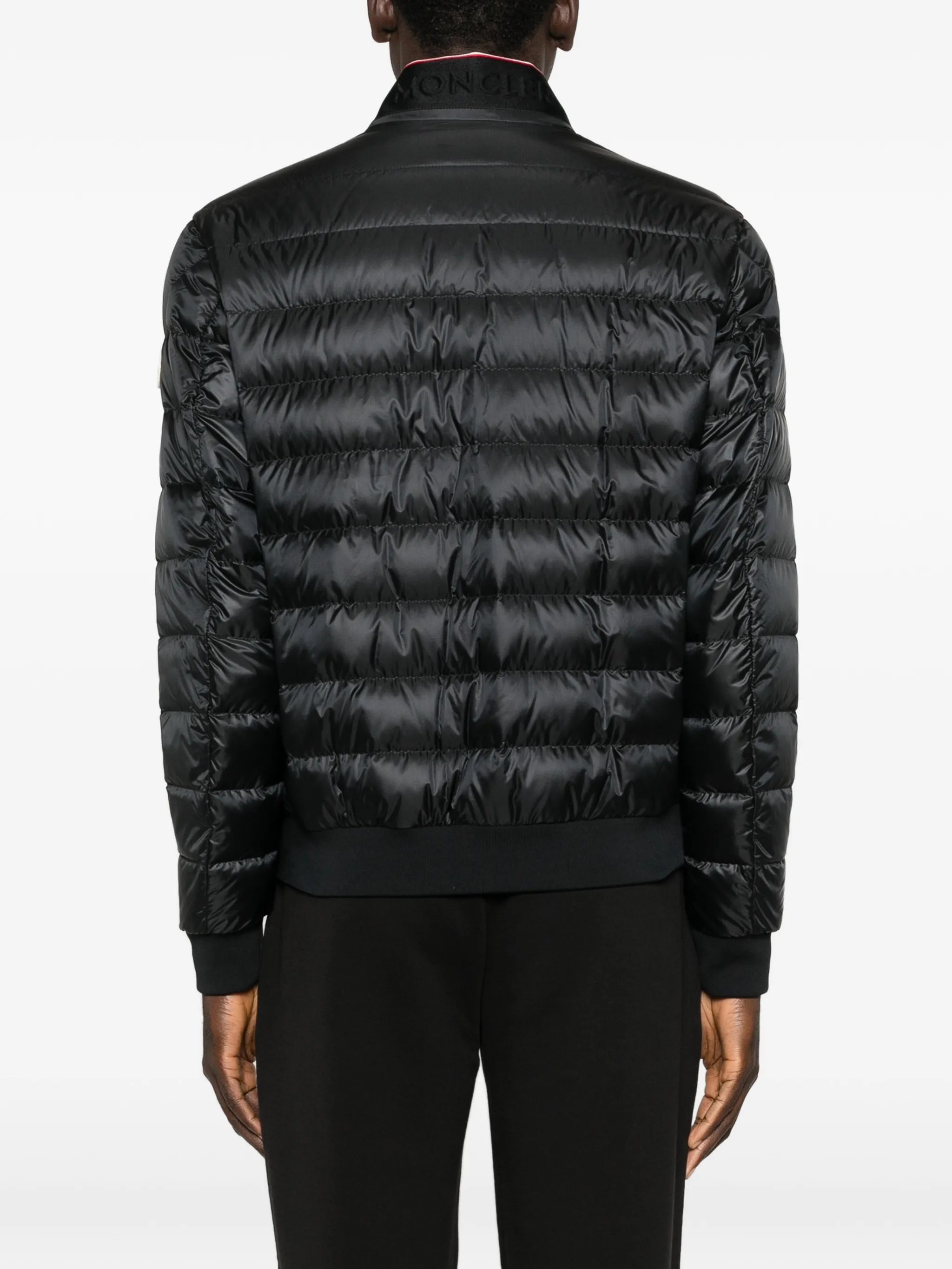 Rigel quilted logo-patch jacket
