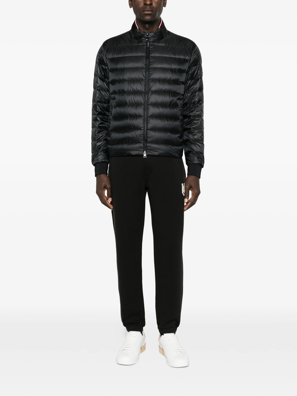 Rigel quilted logo-patch jacket