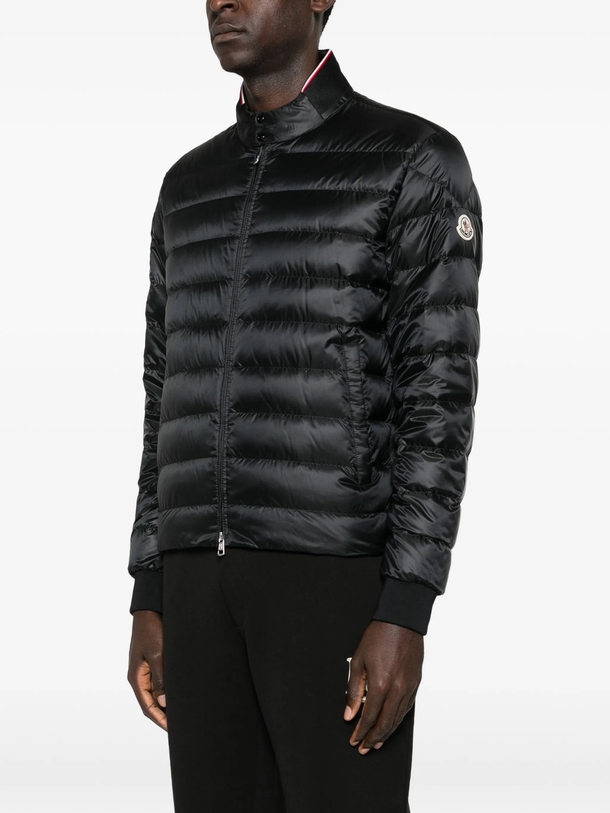 Rigel quilted logo-patch jacket