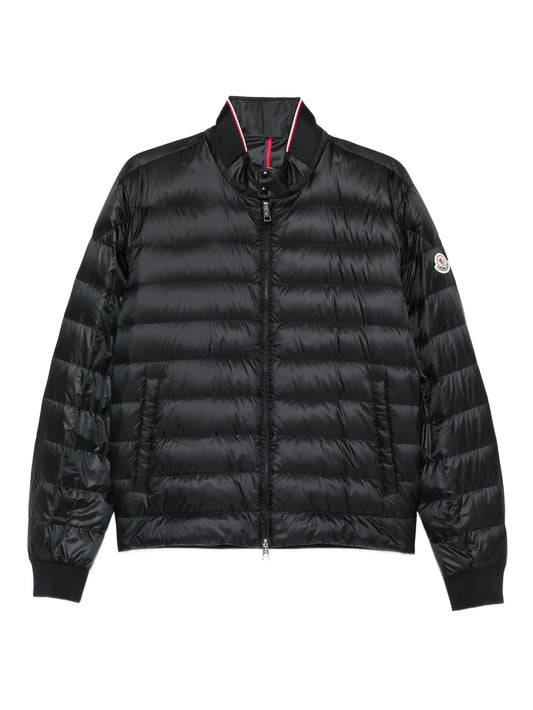 Rigel quilted logo-patch jacket