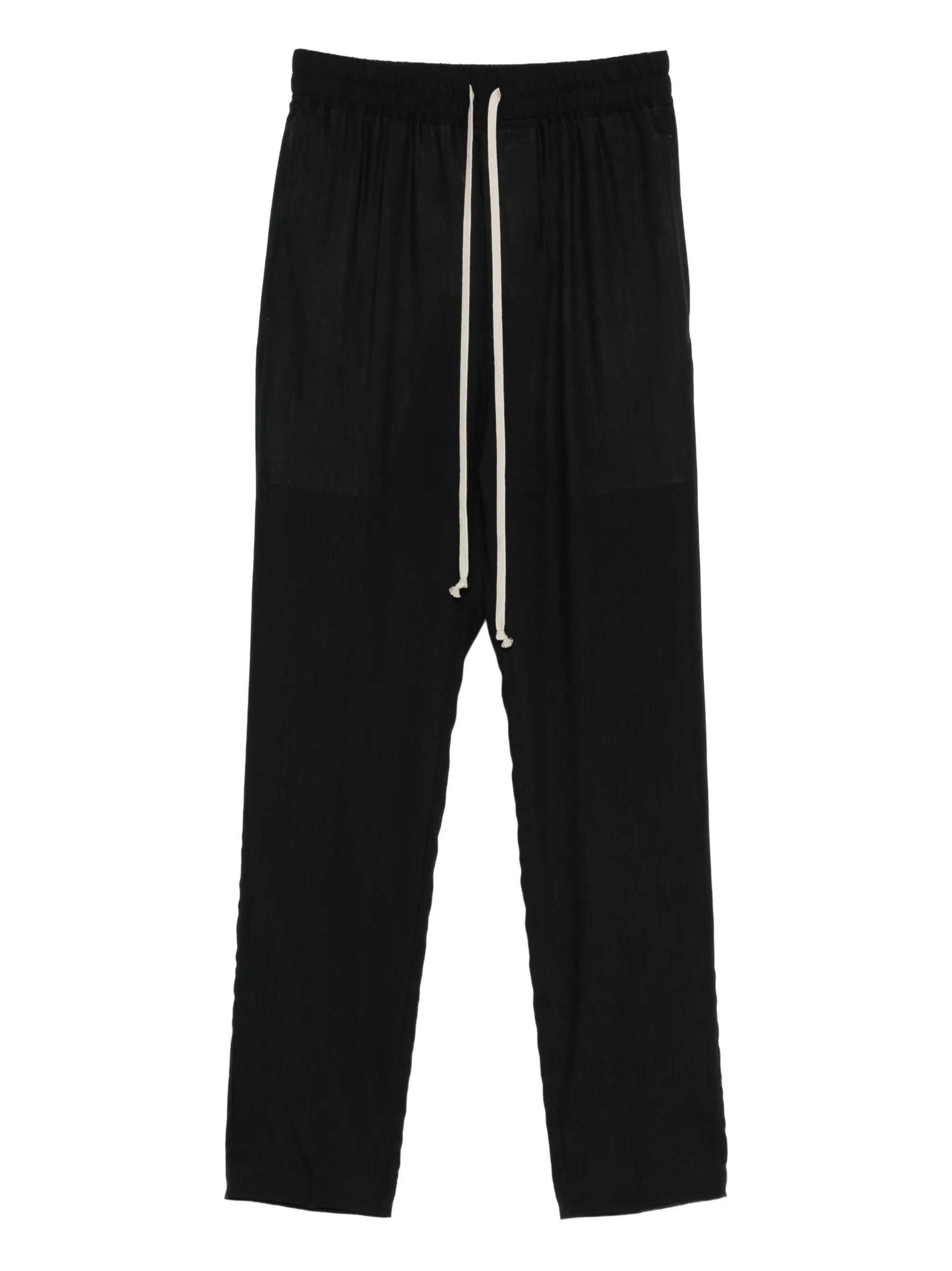 drawstring slim trousers