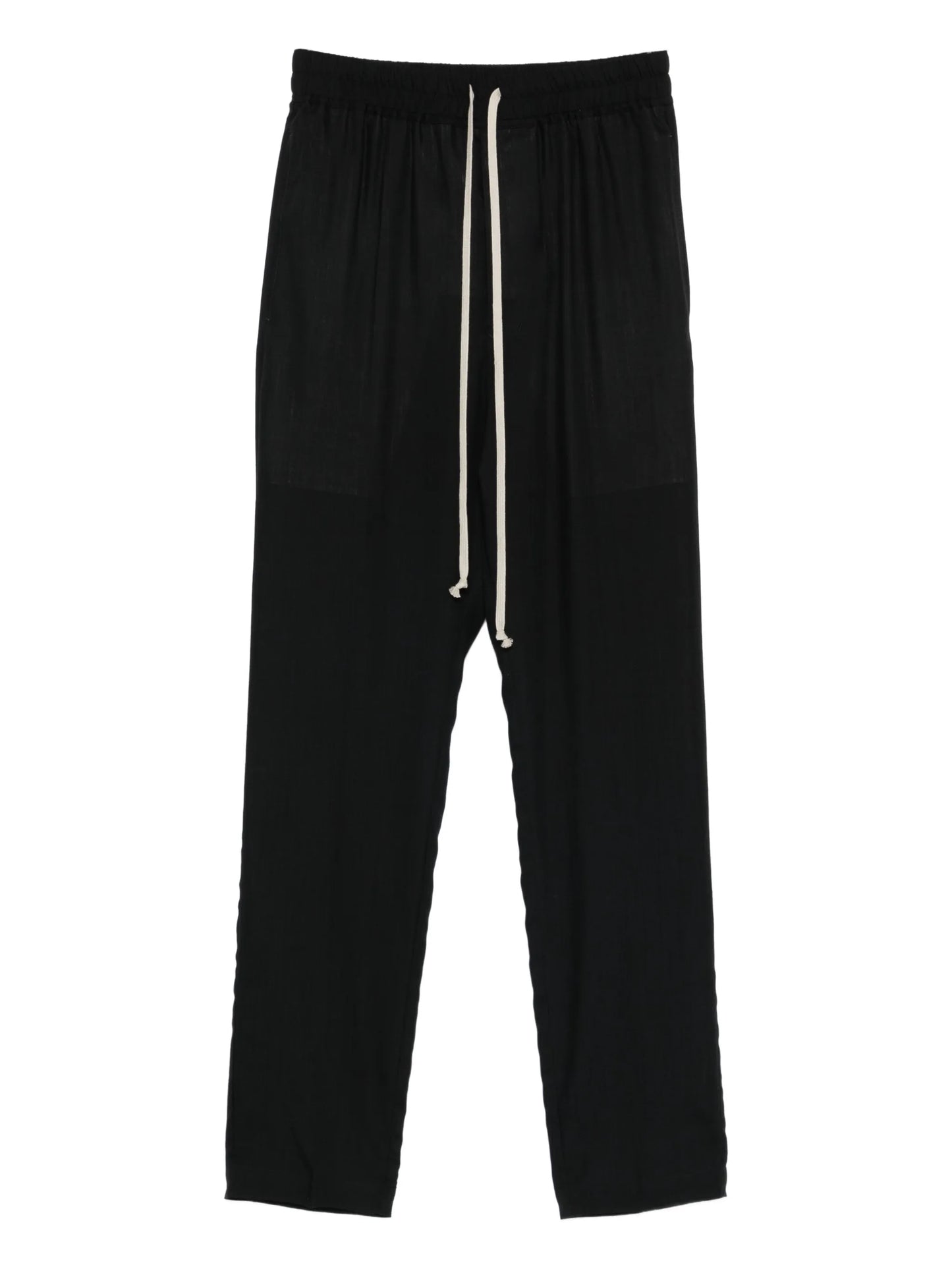 drawstring slim trousers