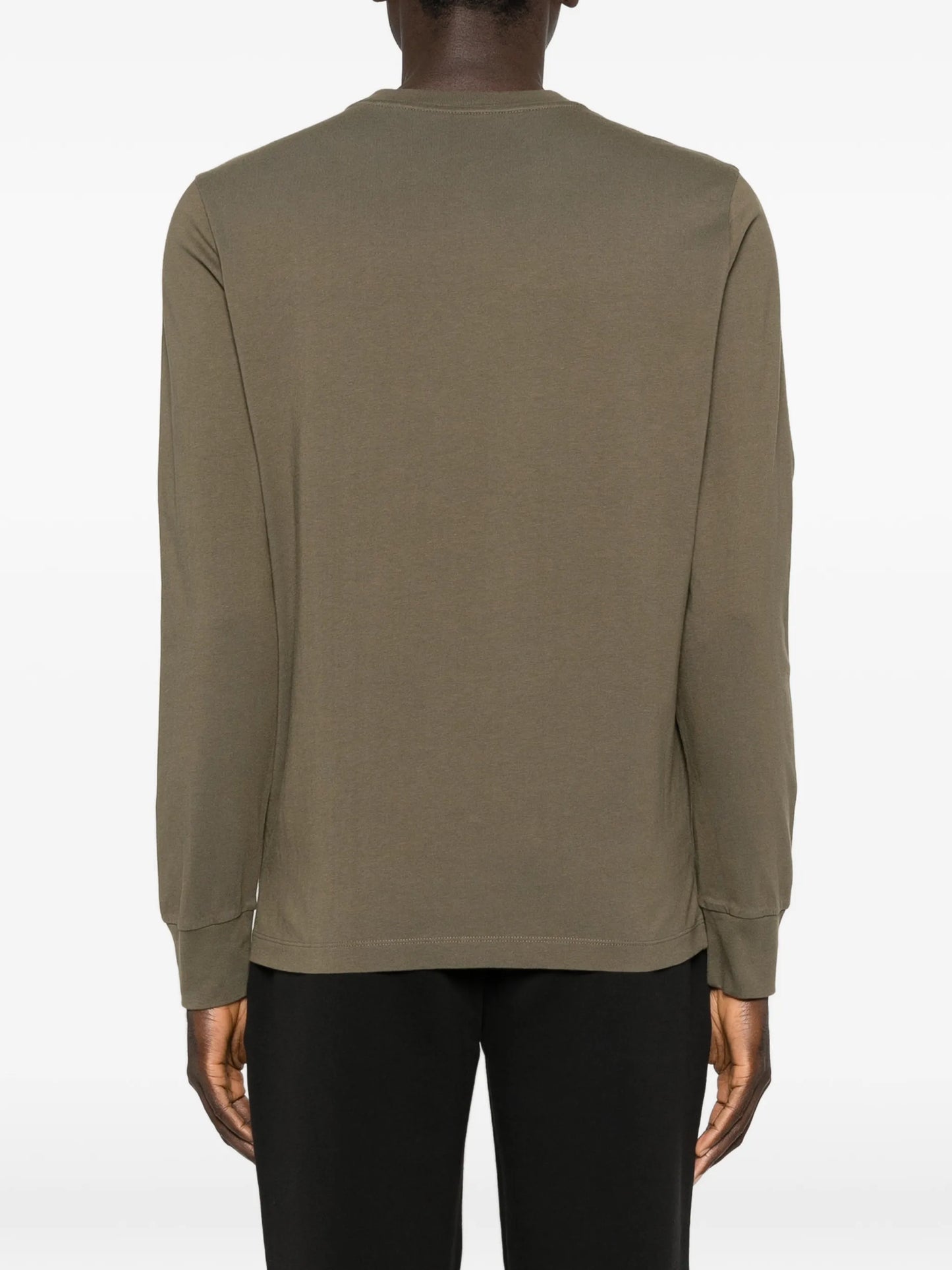 long-sleeve cotton jersey T-shirt