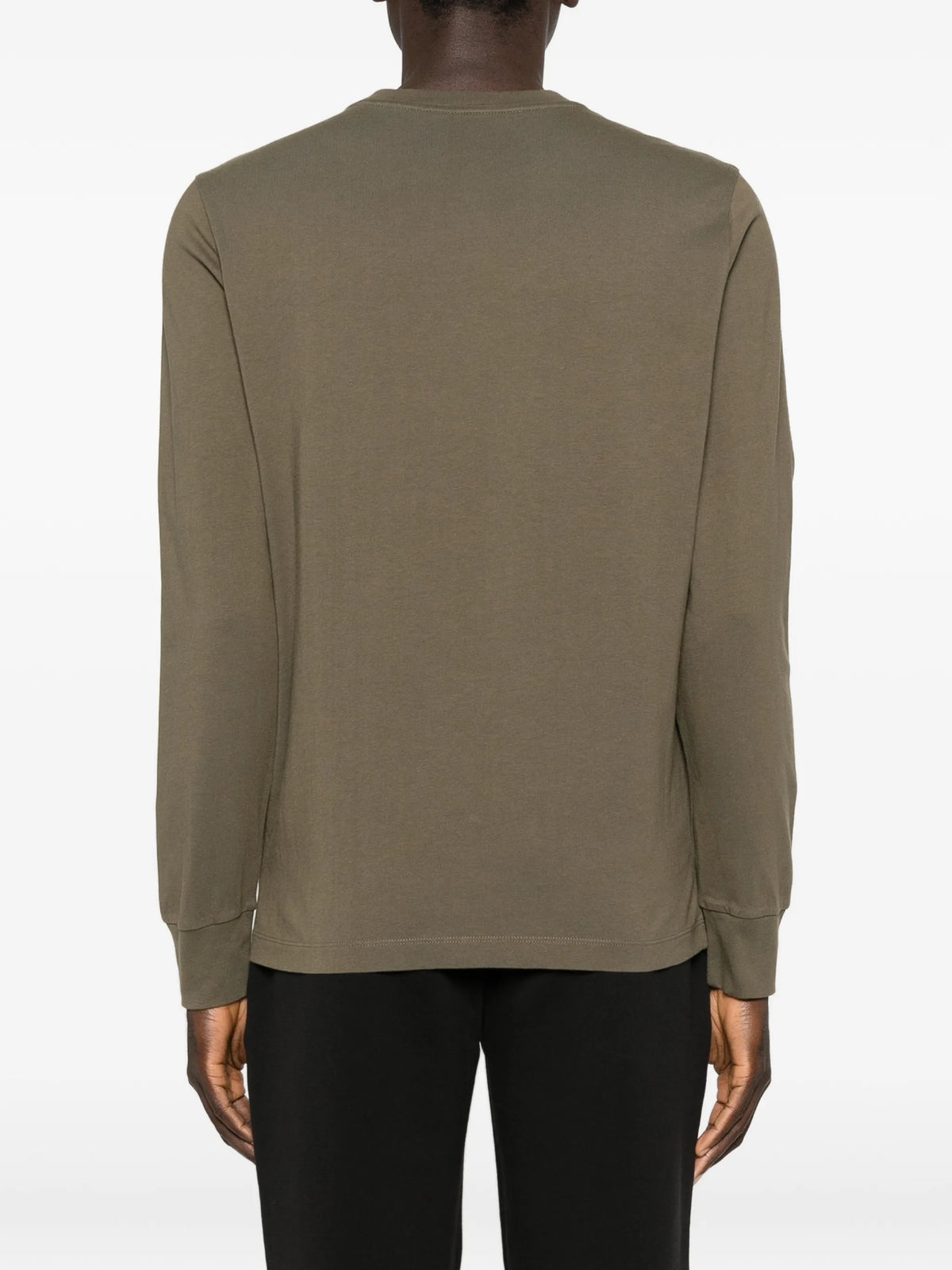 long-sleeve cotton jersey T-shirt