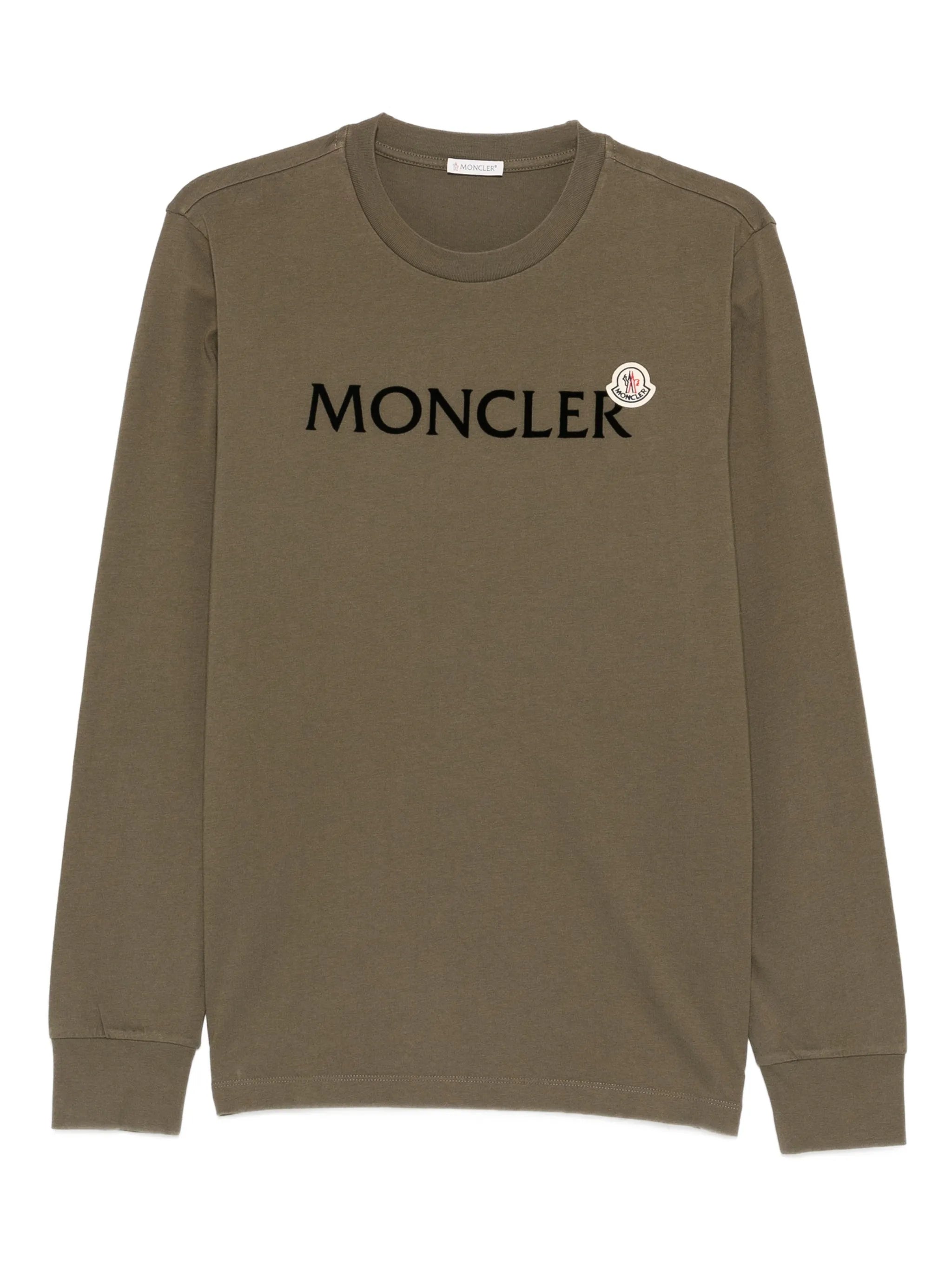 long-sleeve cotton jersey T-shirt