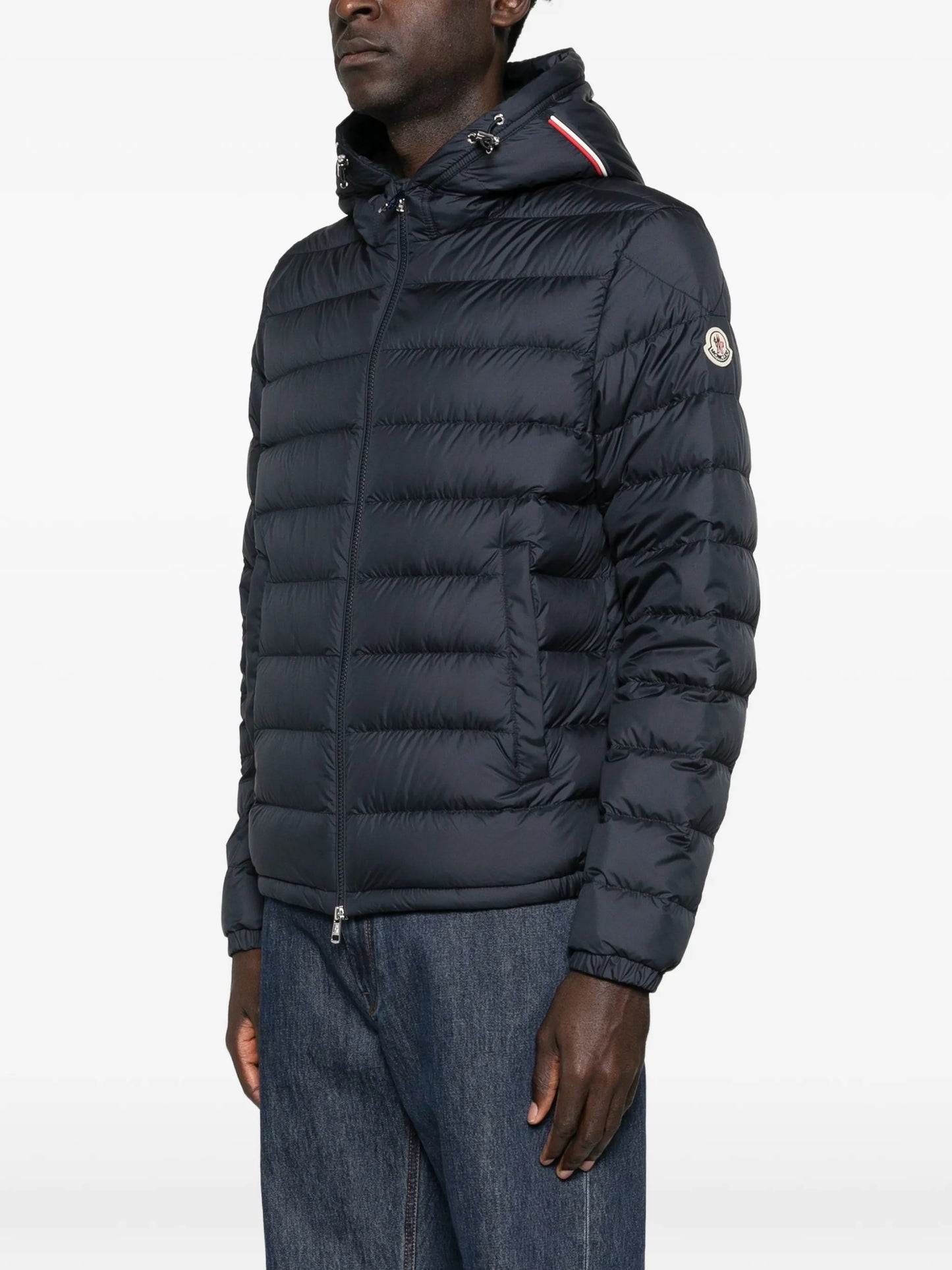 hooded quilted jacket