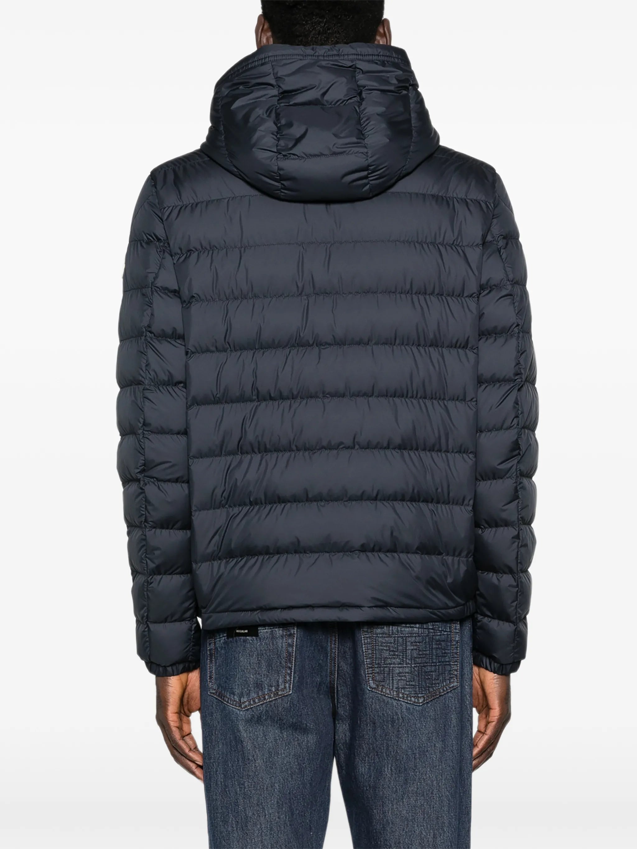 hooded quilted jacket