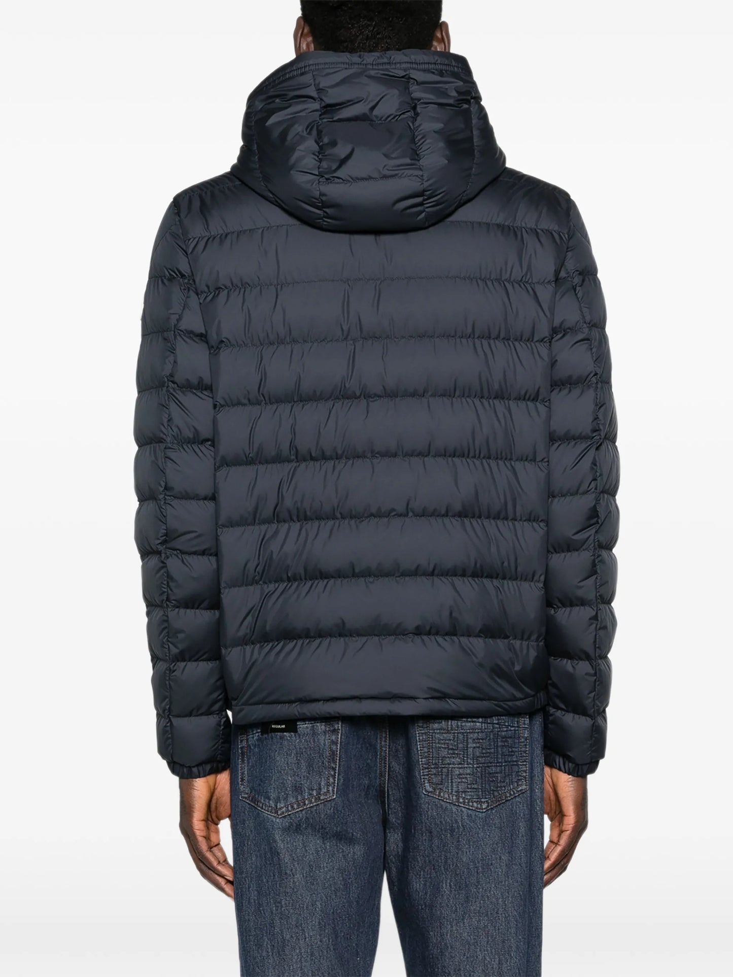 hooded quilted jacket