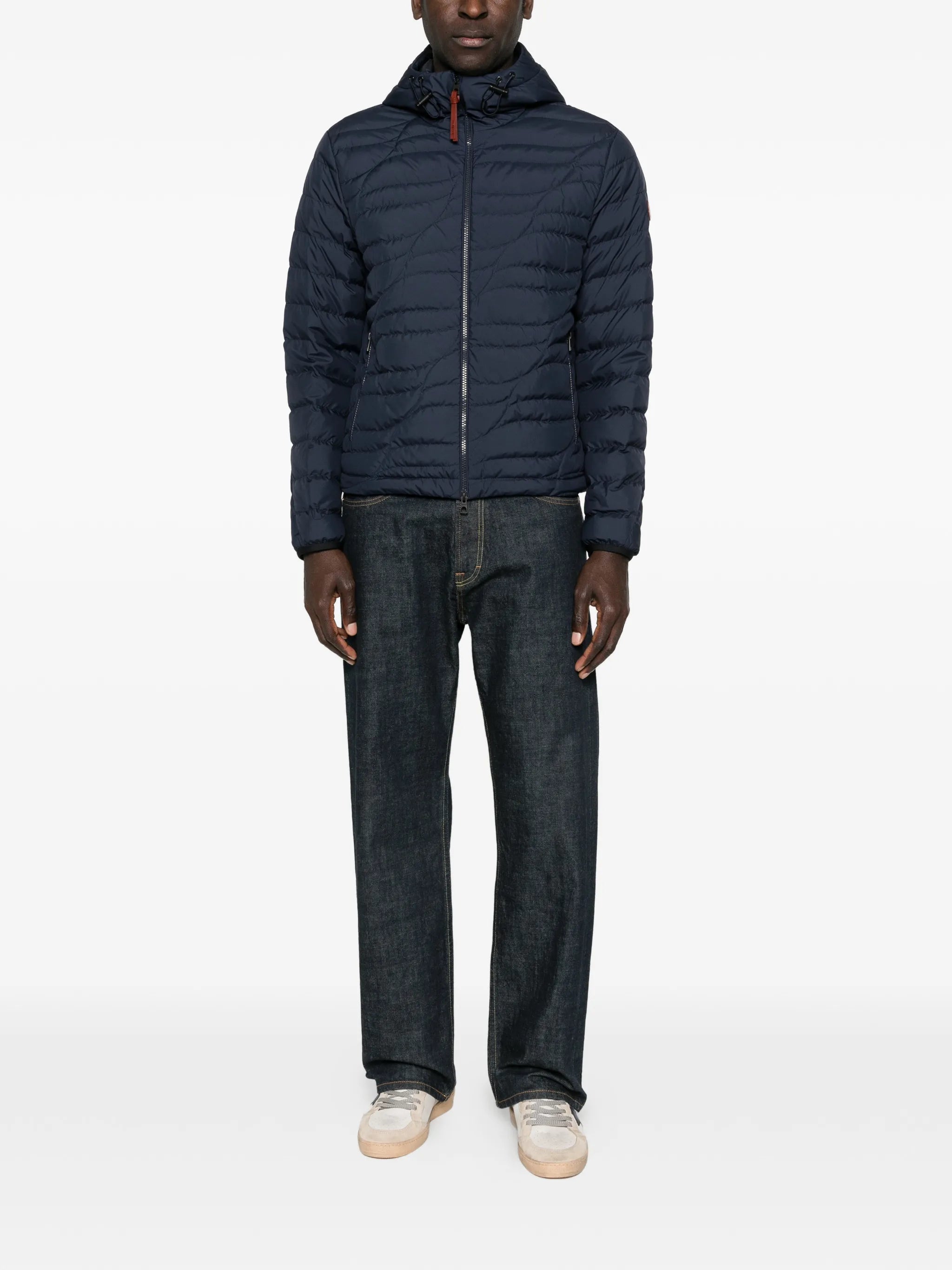Chitu hooded short down jacket