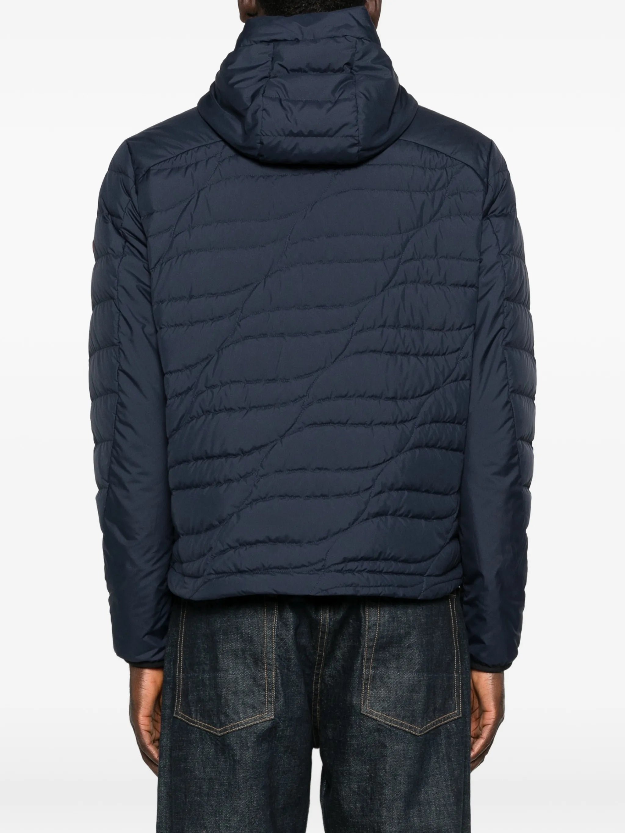 Chitu hooded short down jacket