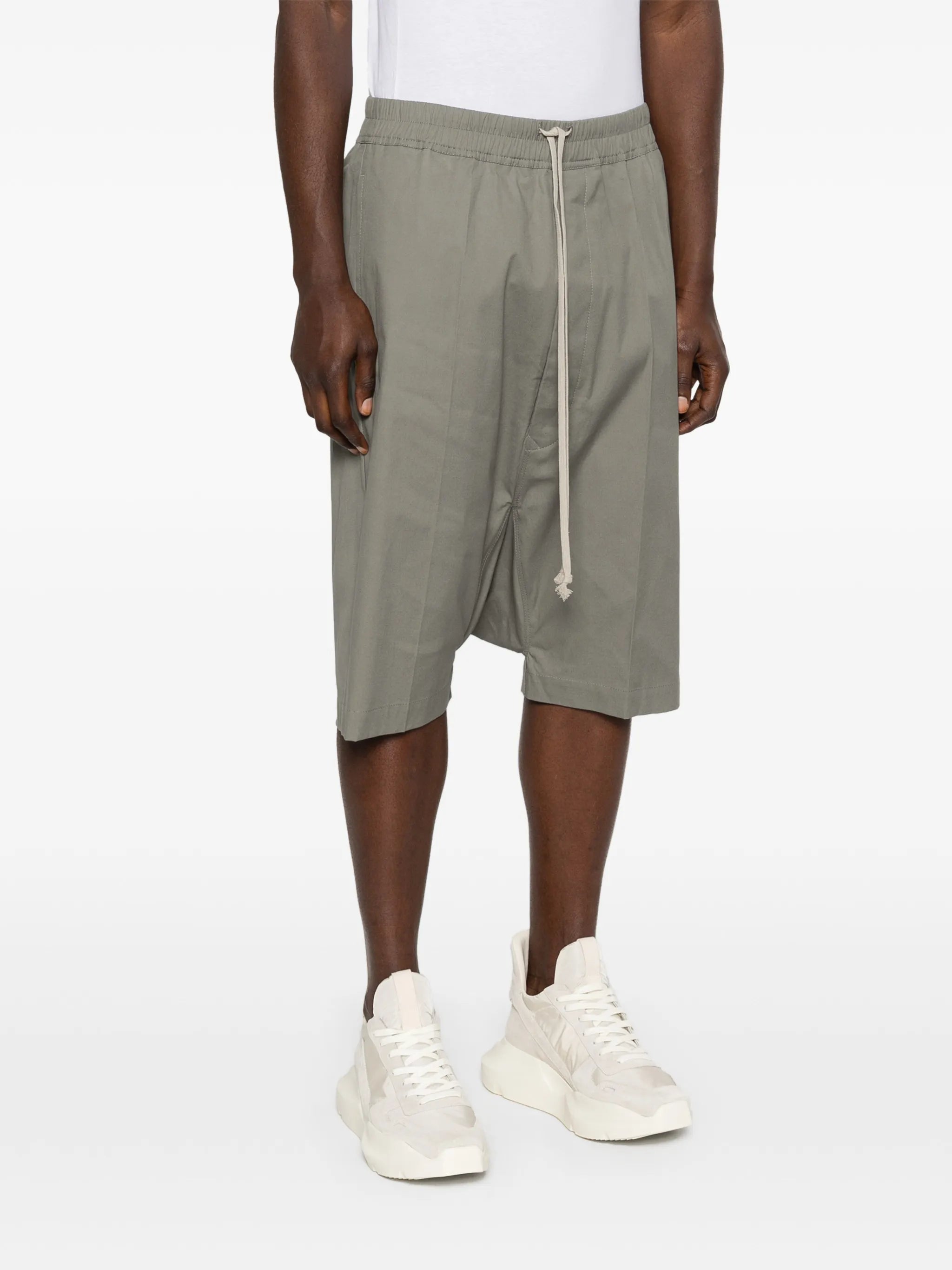 drop crotch pods shorts