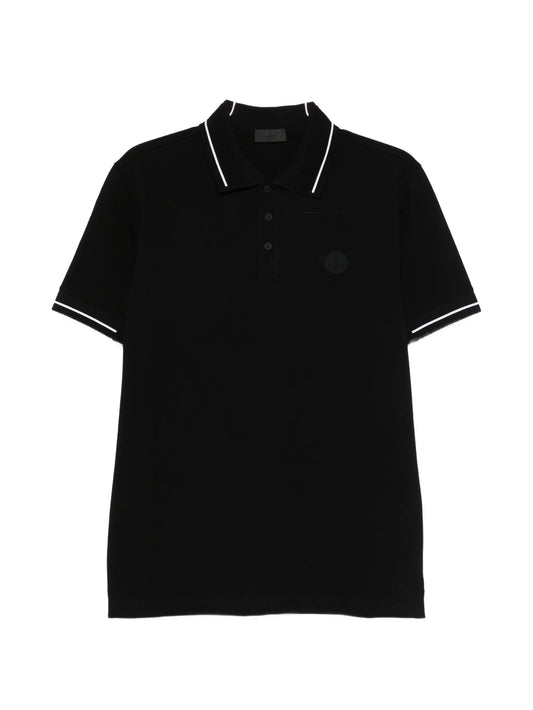 piqué trim polo shirt