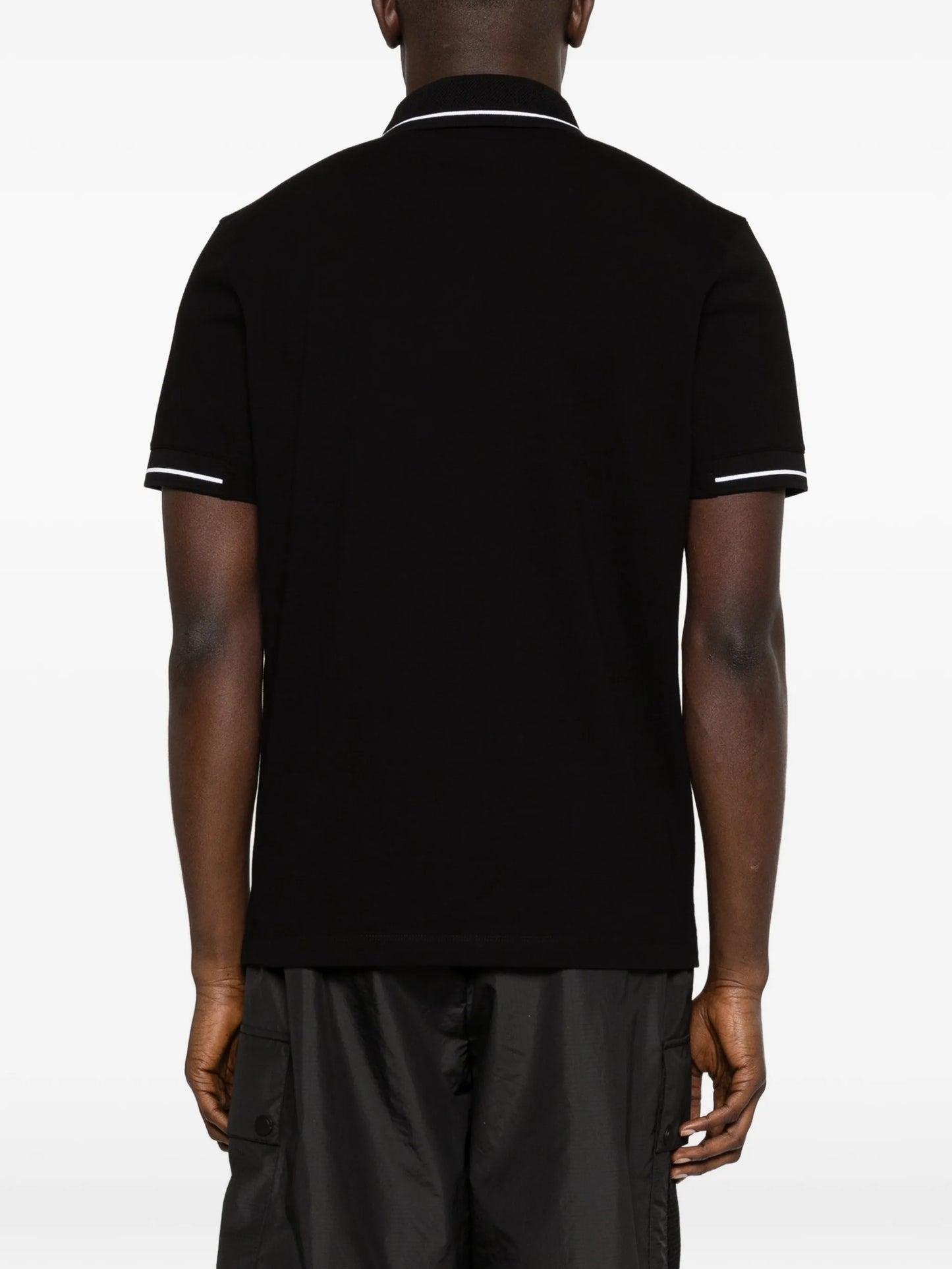 piqué trim polo shirt