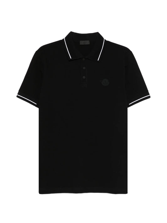 piqué trim polo shirt
