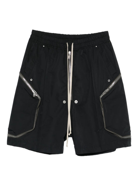 zipped cargo shorts