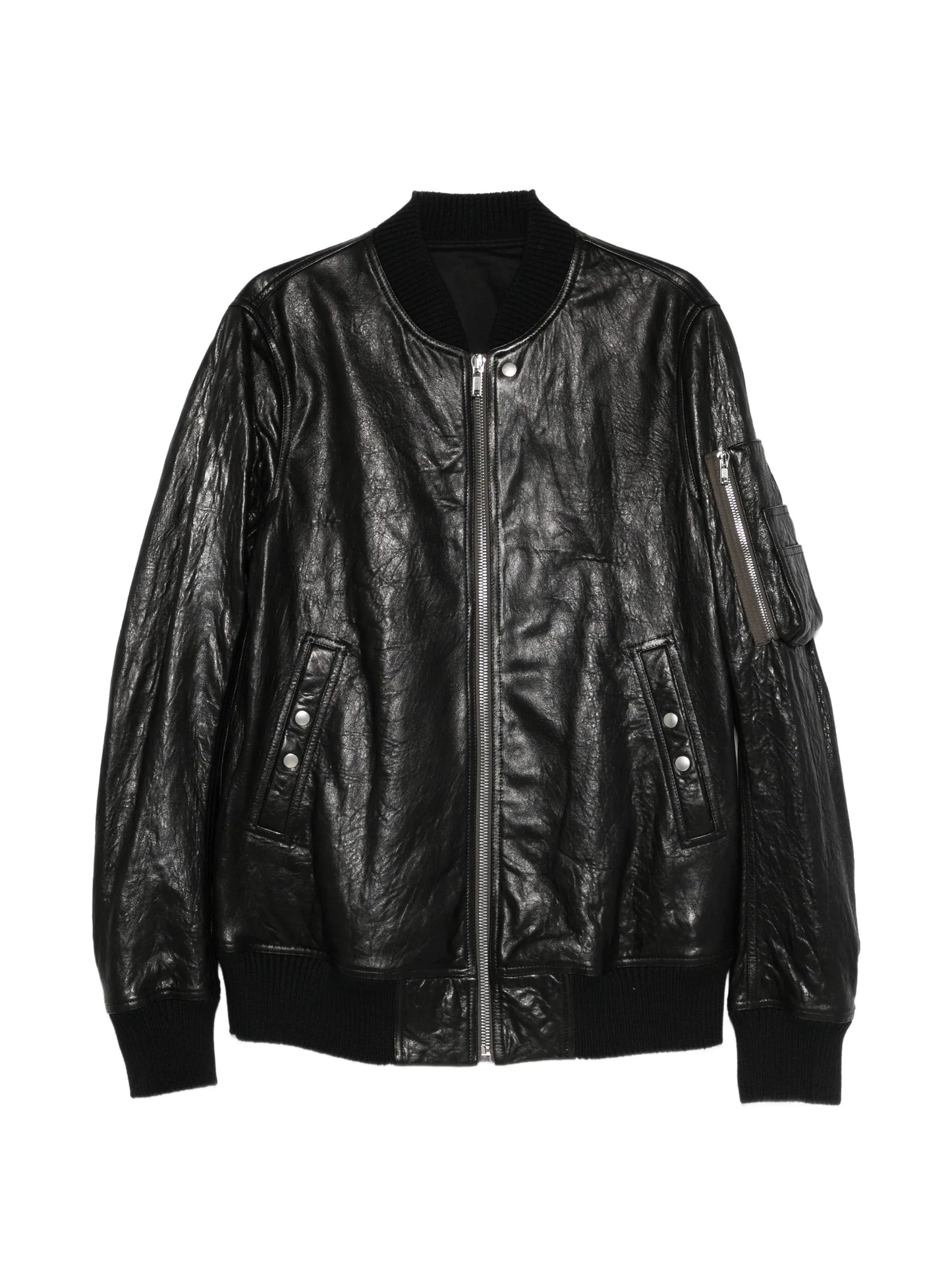 classic flight leather bomber jacket