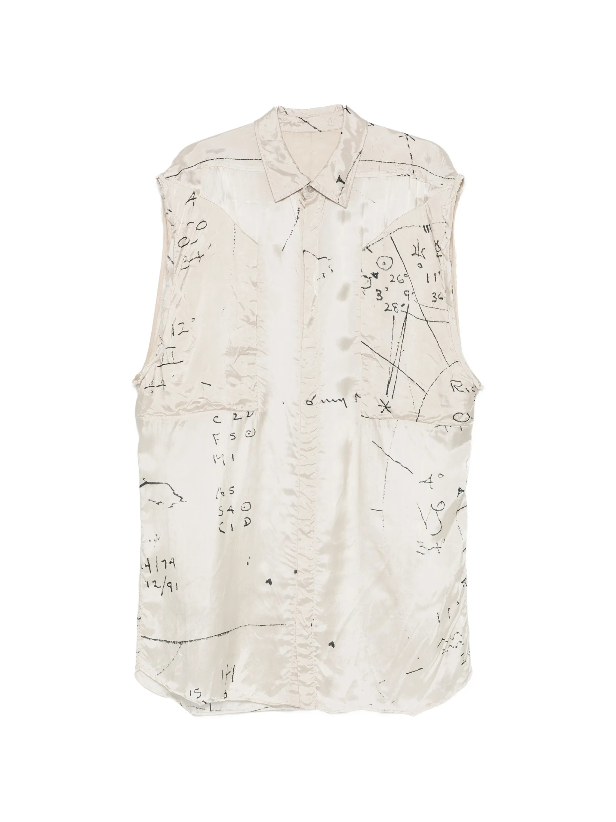 sleeveless outer shirt