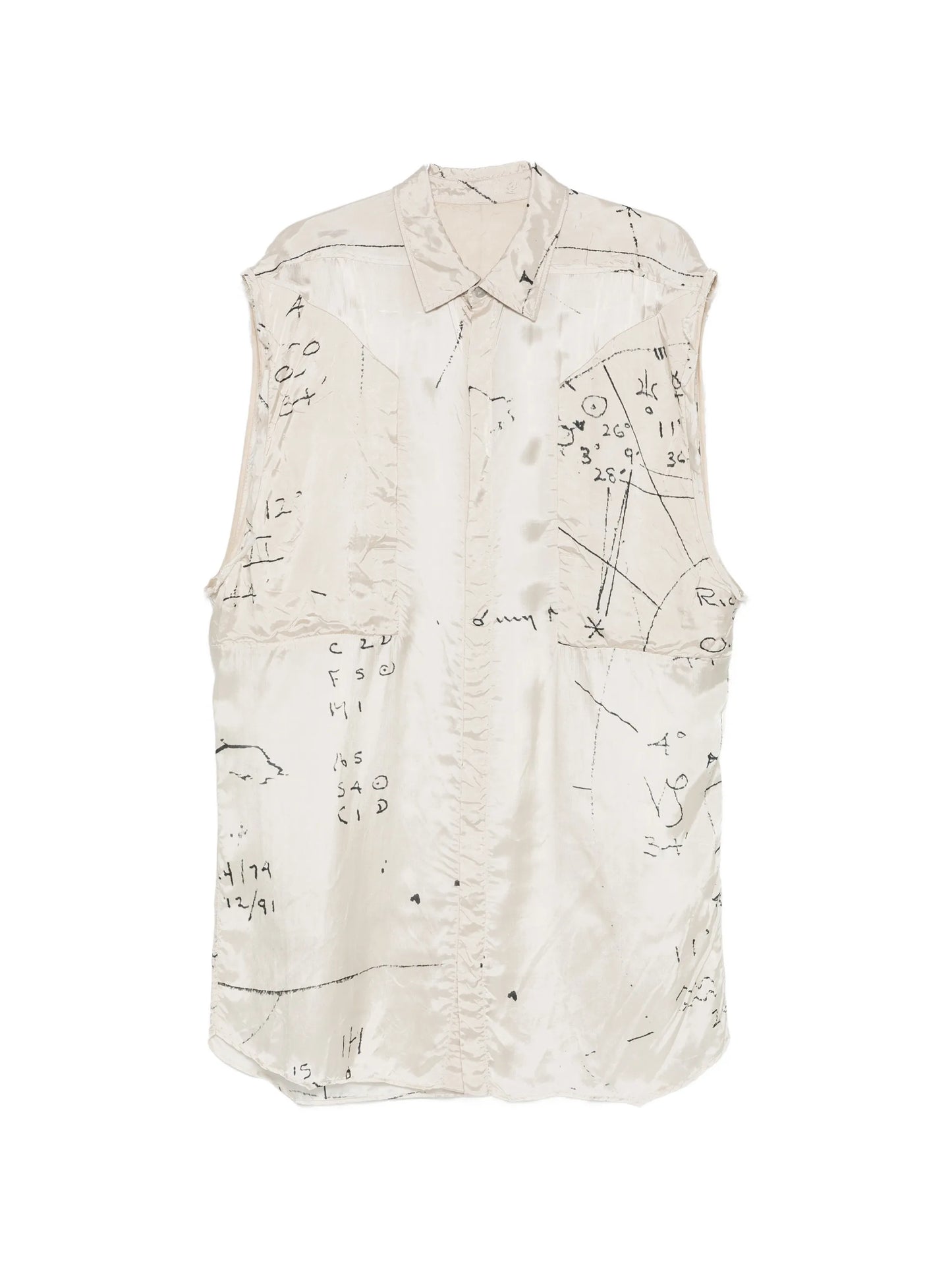 sleeveless outer shirt