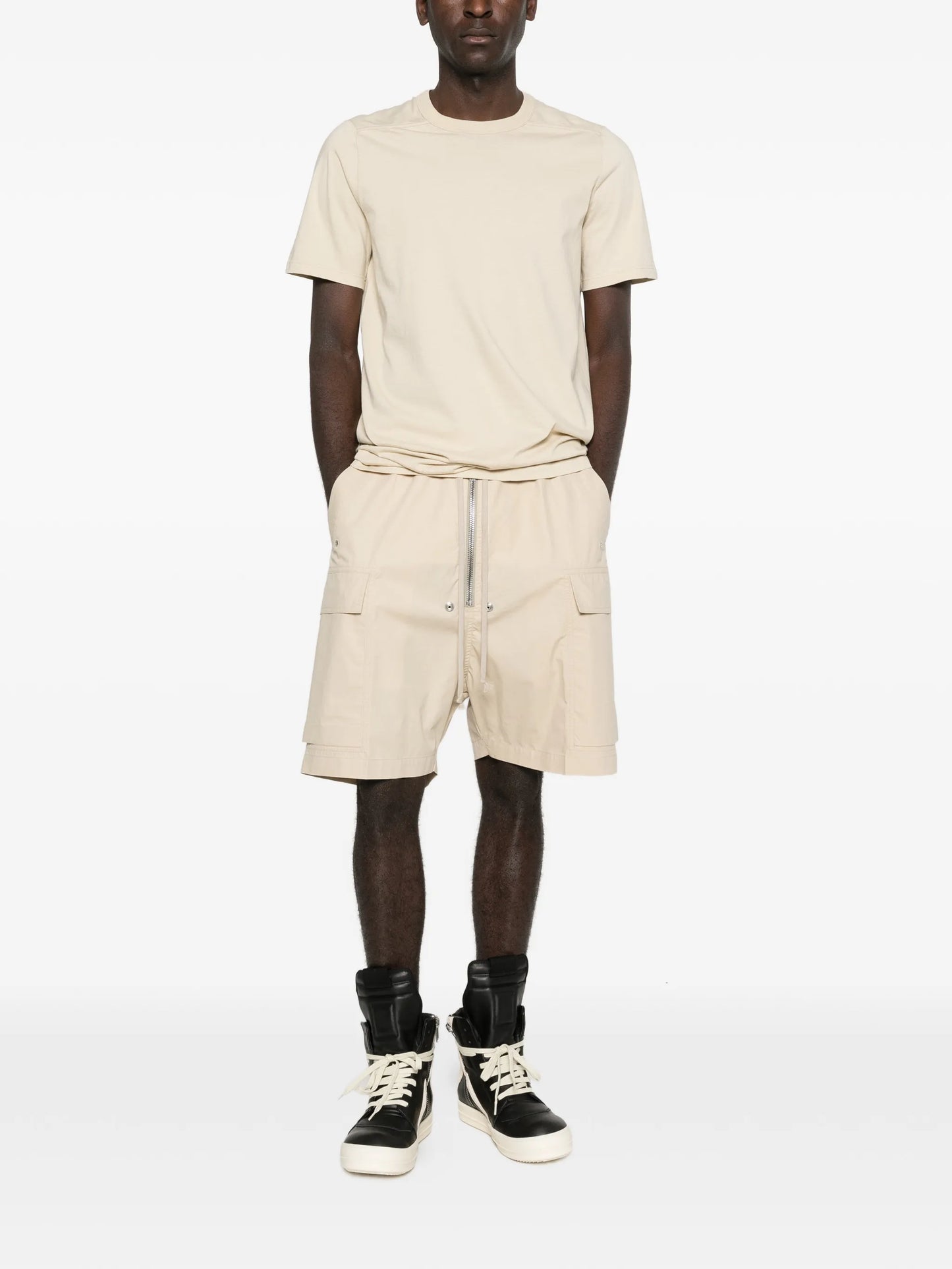 cargo zip shorts