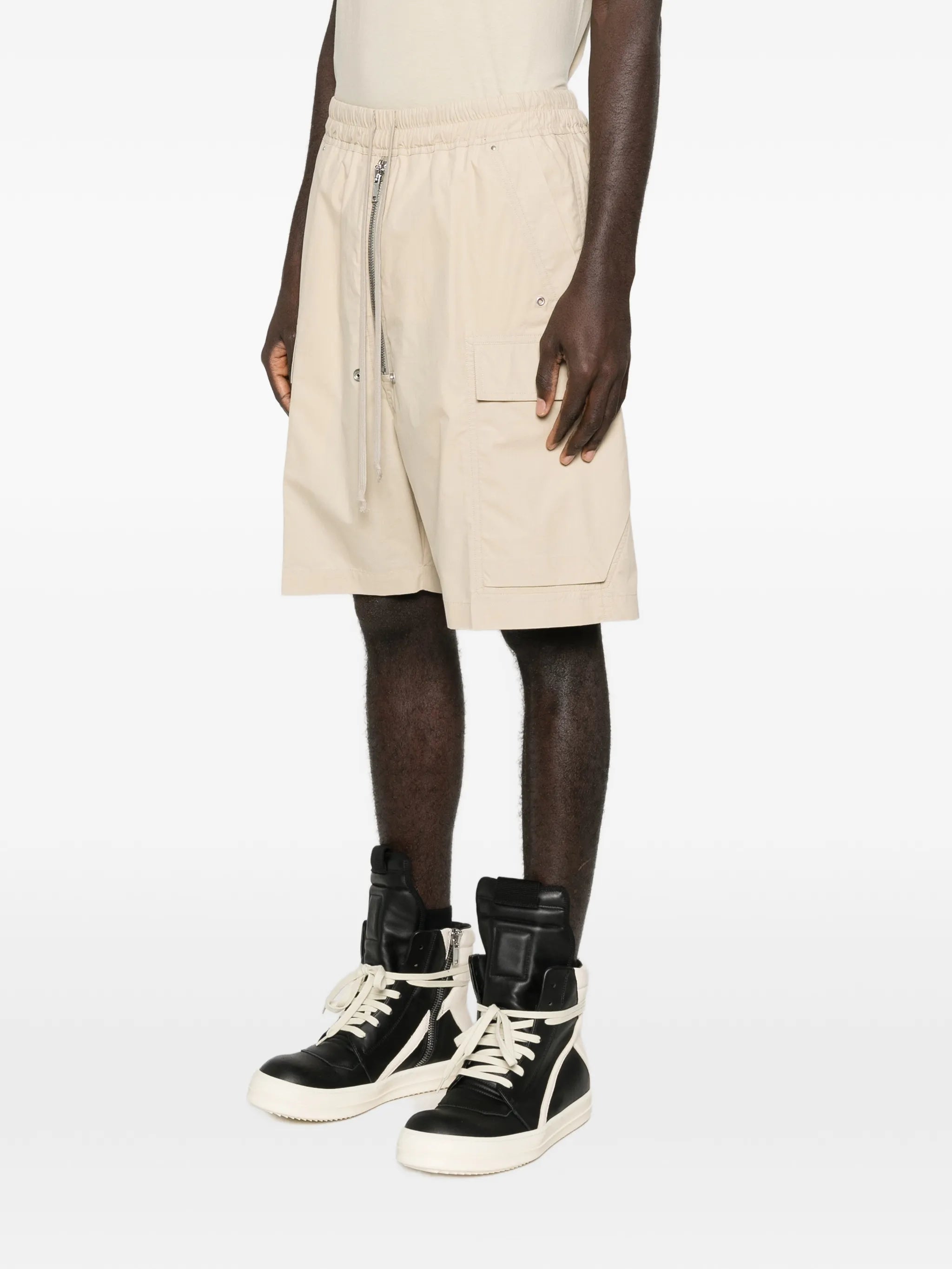 cargo zip shorts