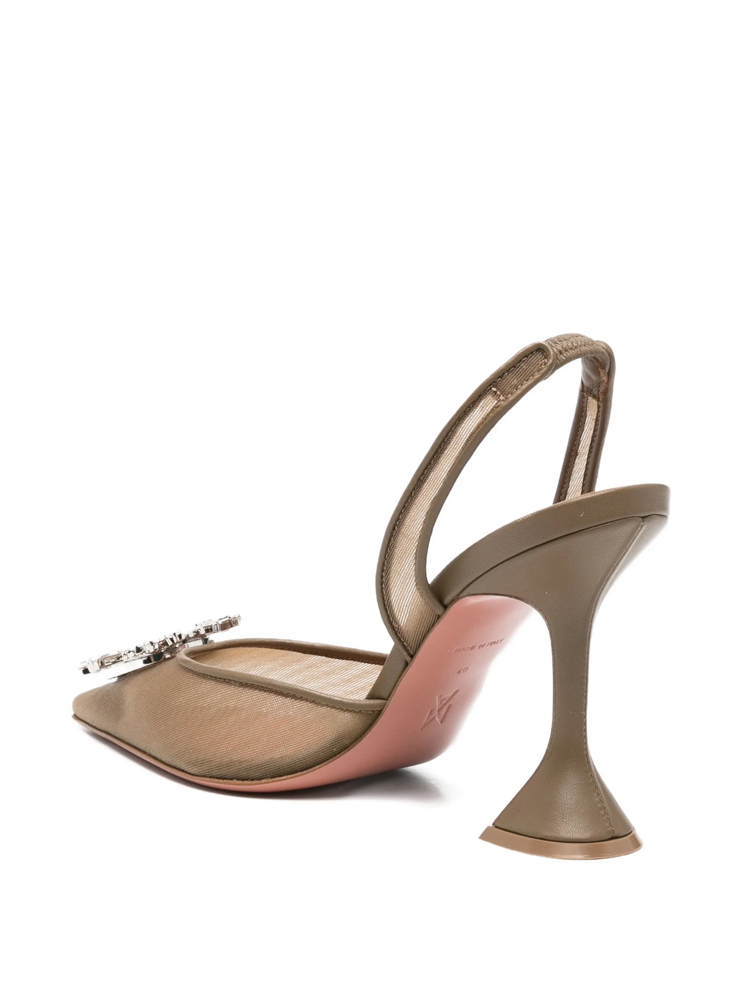 Begum embellishment sling pumps