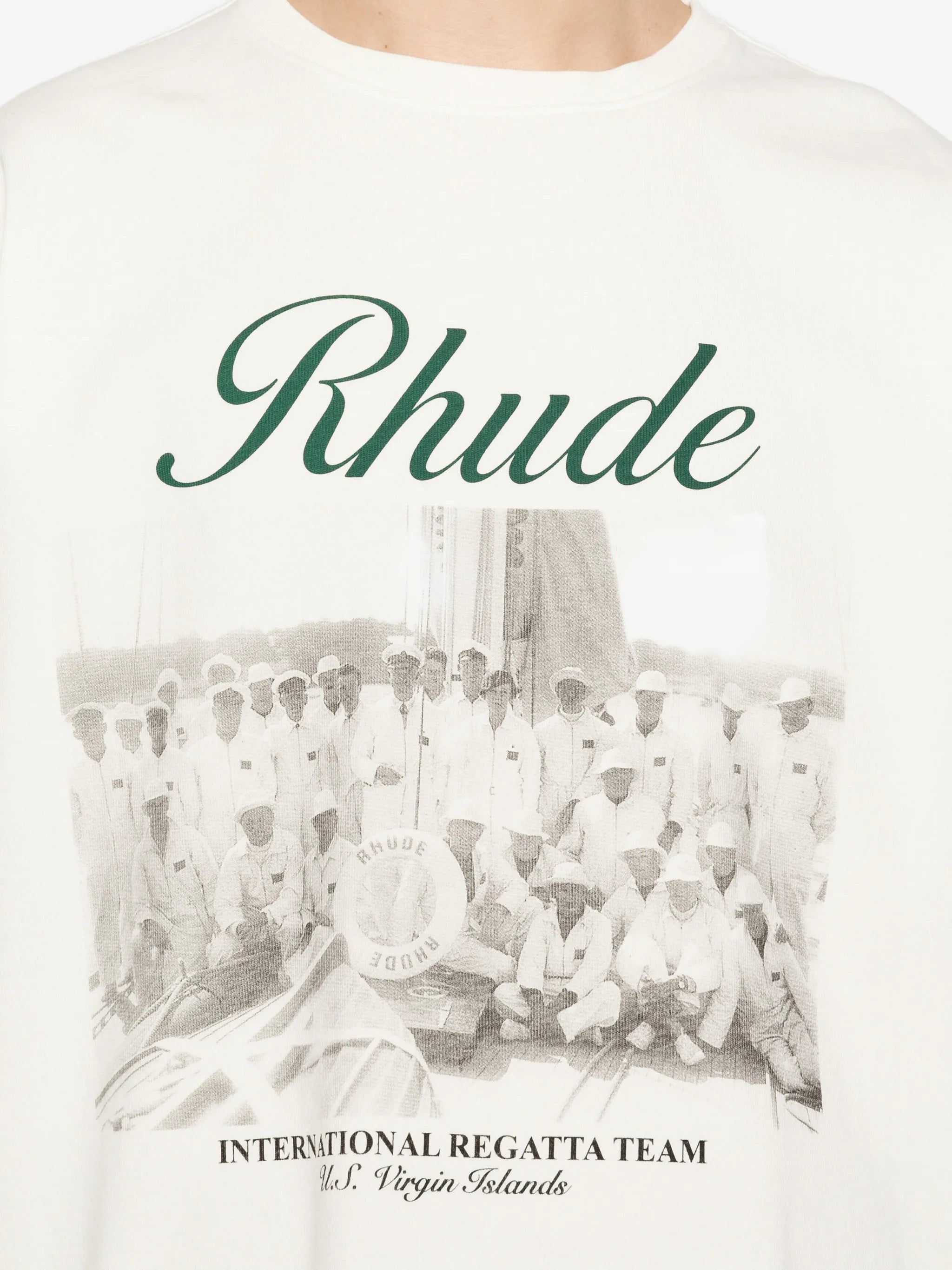 script graphic T-shirt