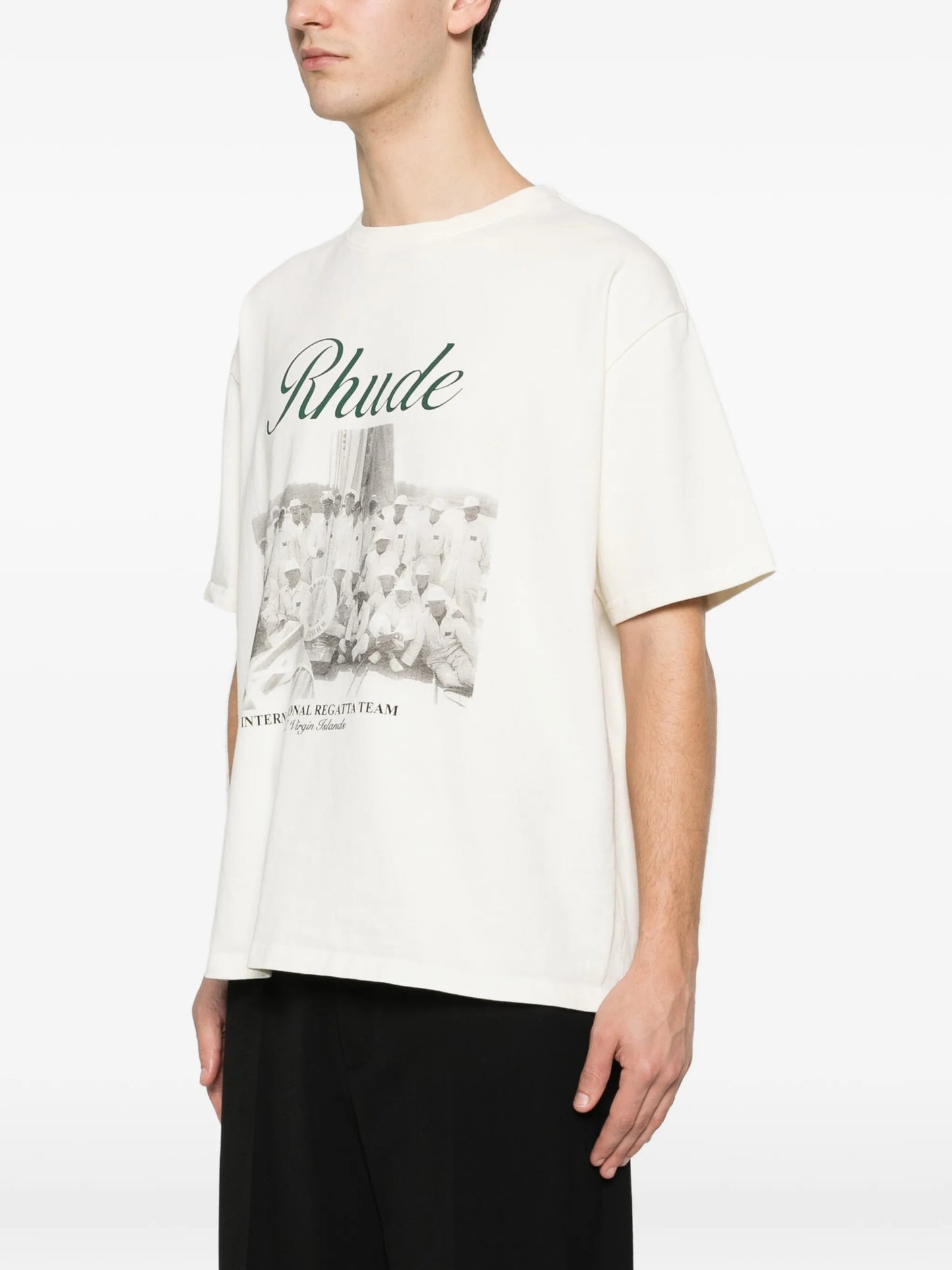 script graphic T-shirt