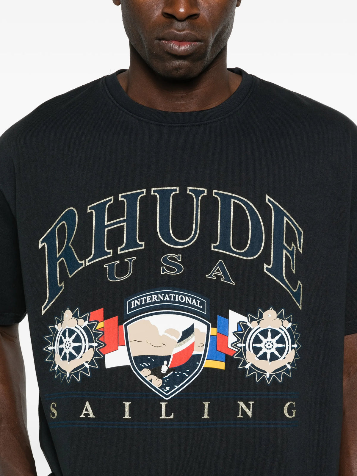 USA sailing icon T-shirt
