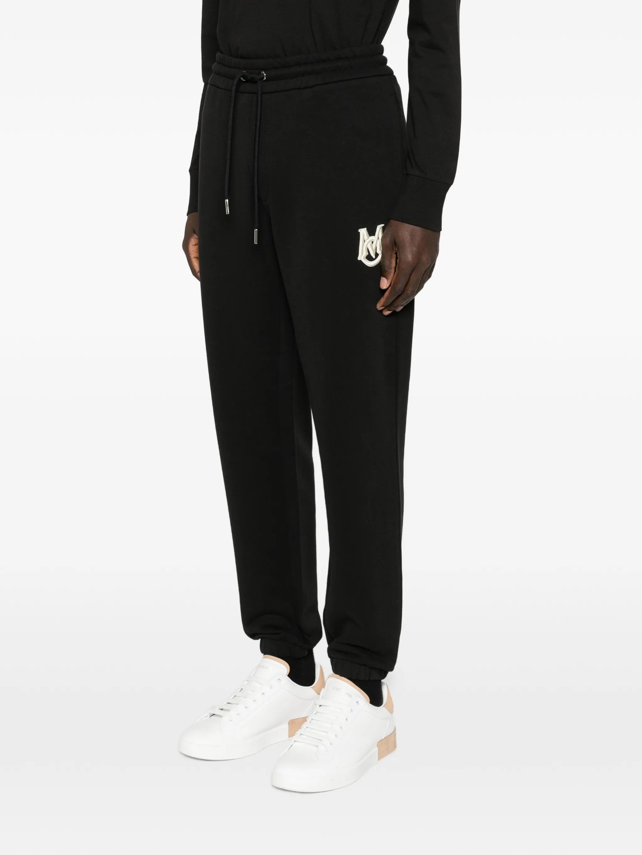 logo fleece trousers