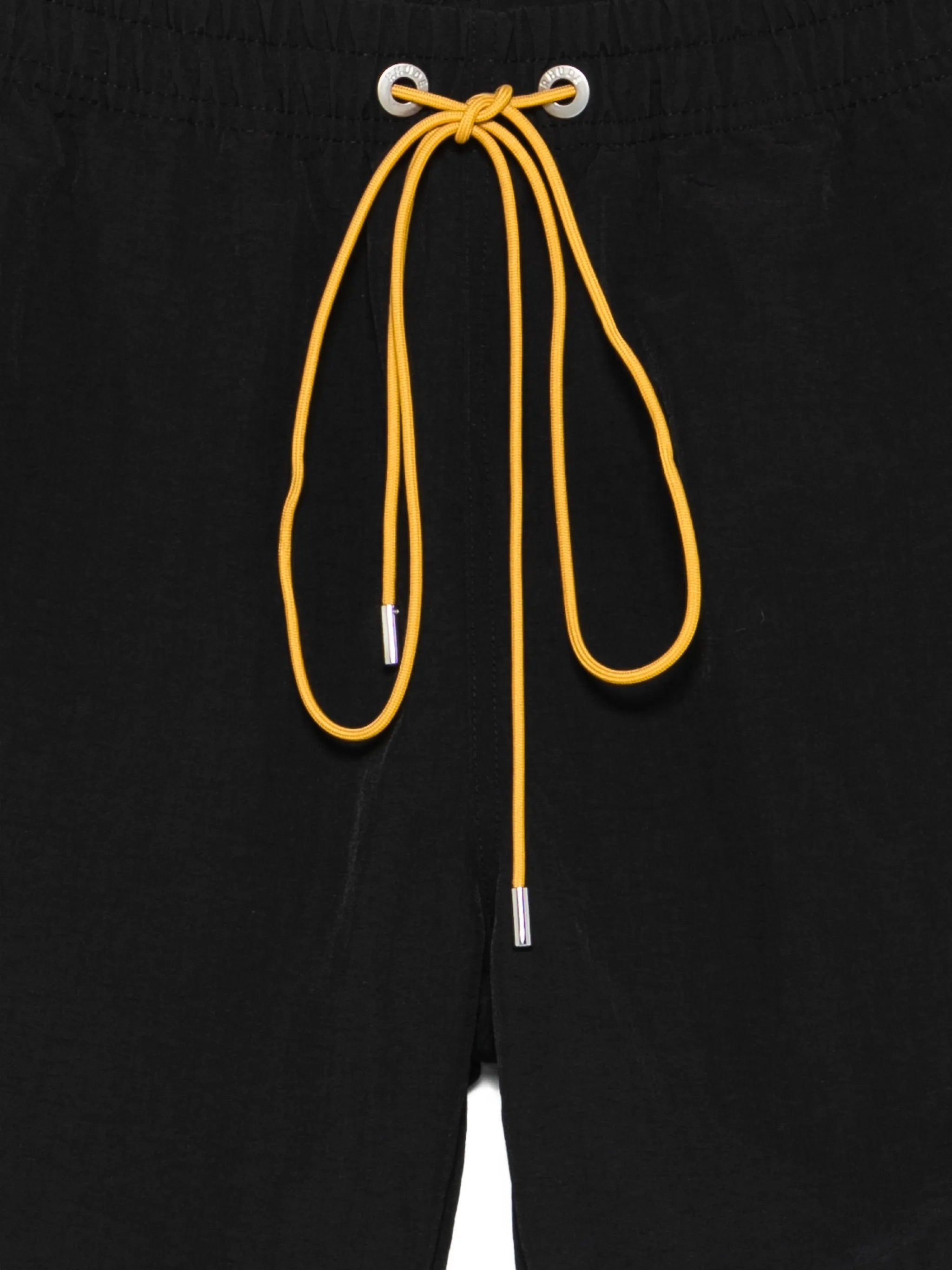 logo-embroidered drawstring swim shorts
