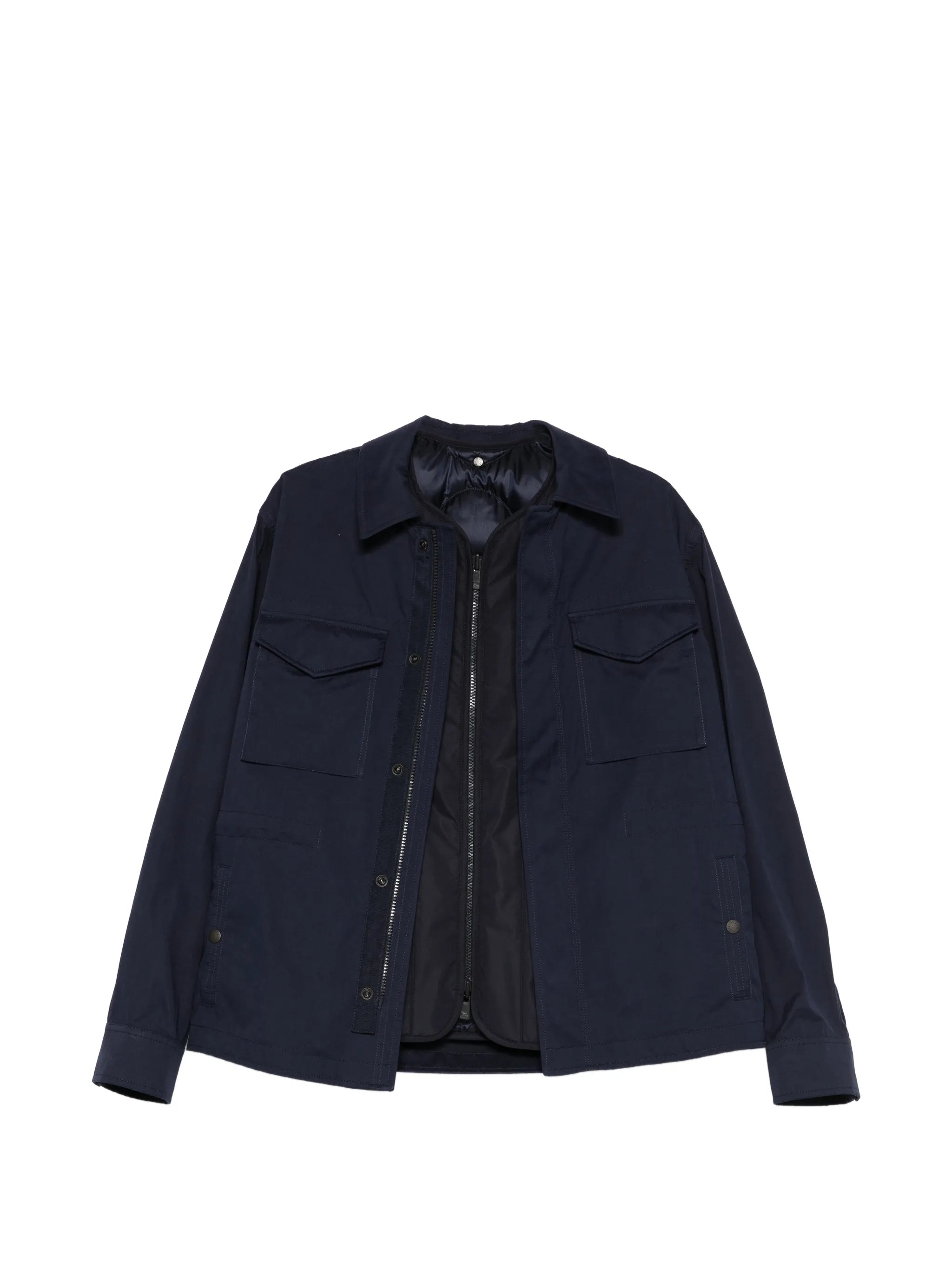 Roquille 3-inr1 Reversible down shirt jacket