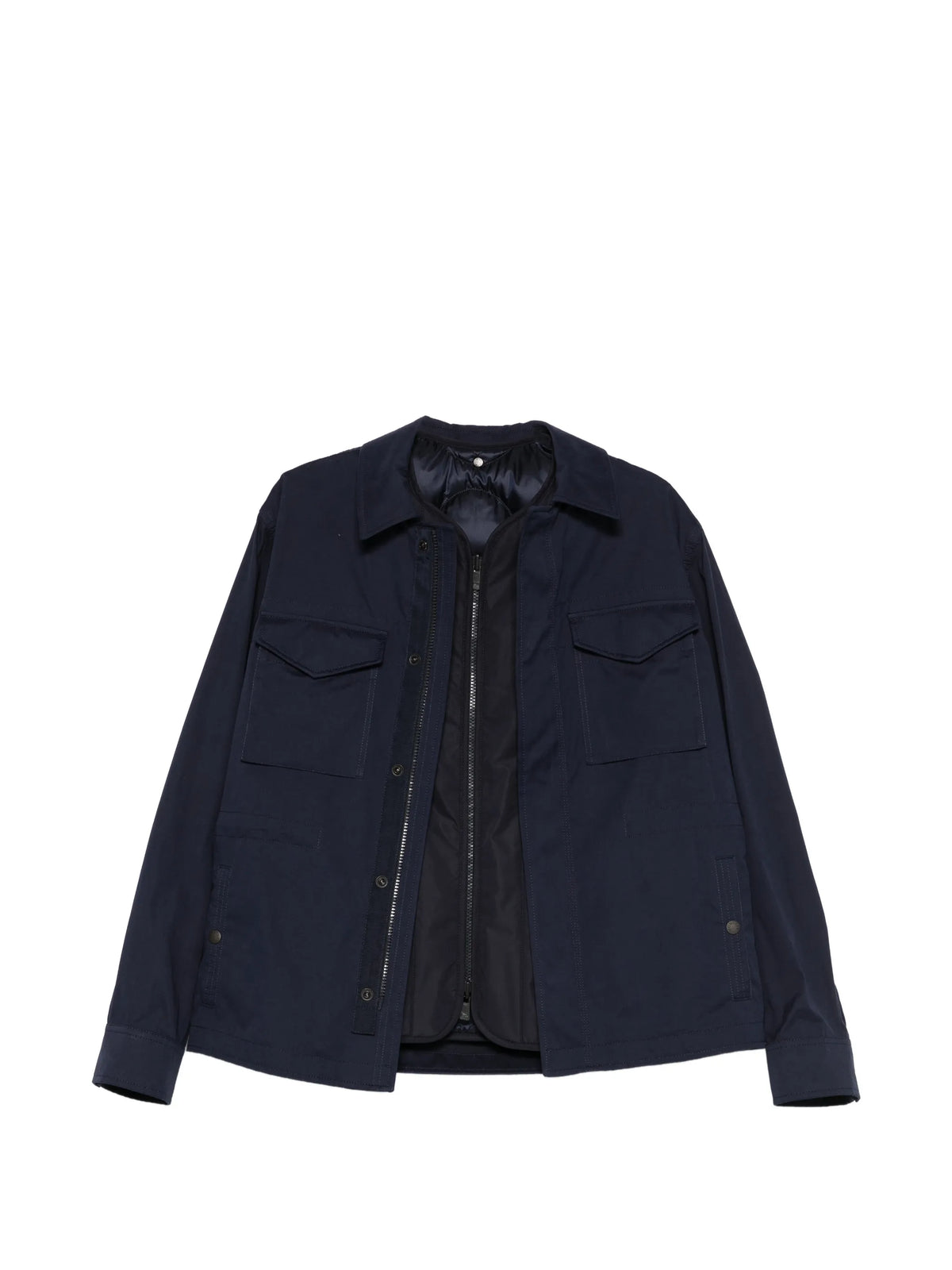 Roquille 3-inr1 Reversible down shirt jacket