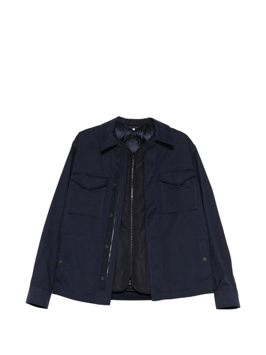 Roquille 3-inr1 Reversible down shirt jacket