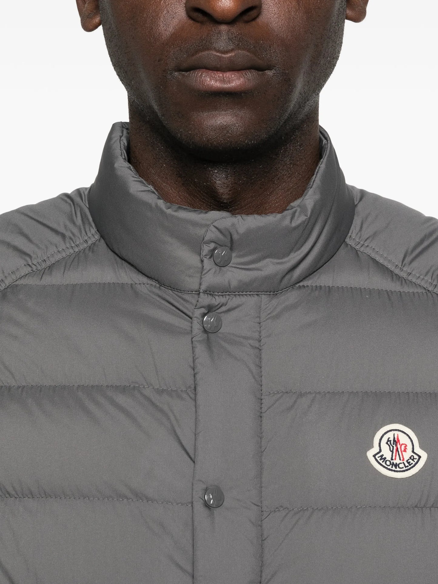 zip quilted gilet