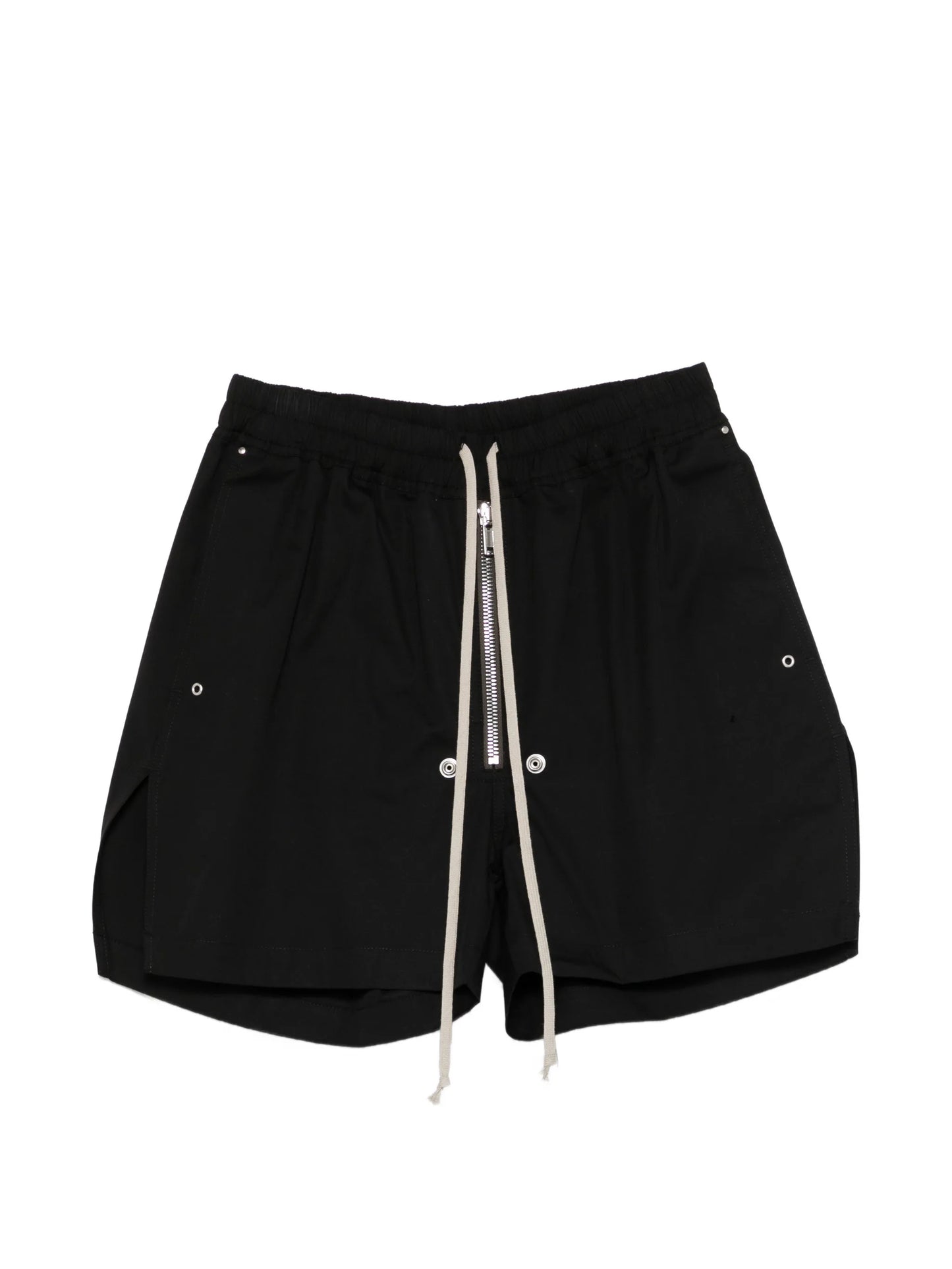 zip drawstring shorts