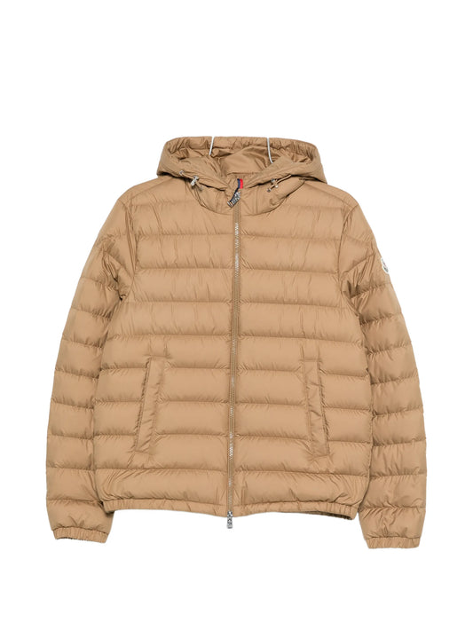 hooded quilted jacket