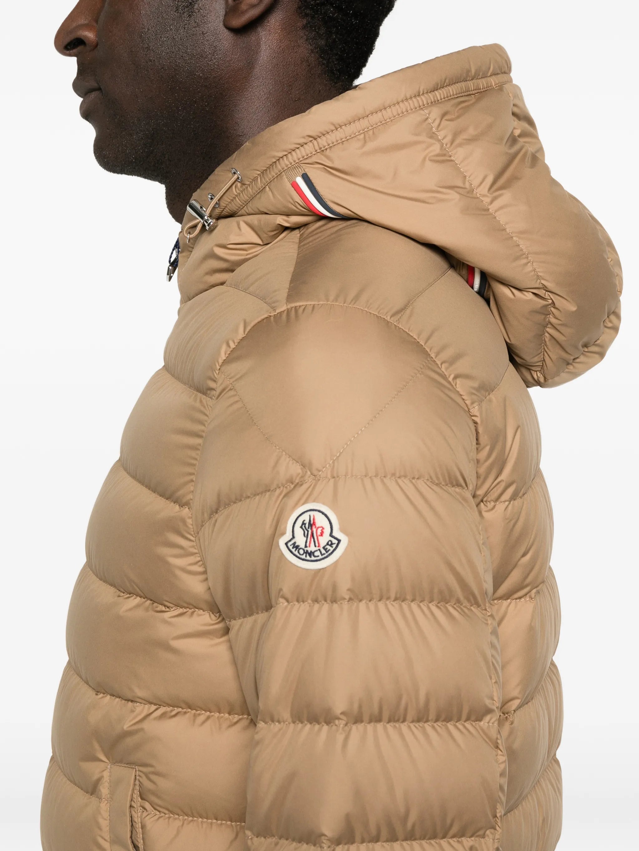 hooded quilted jacket