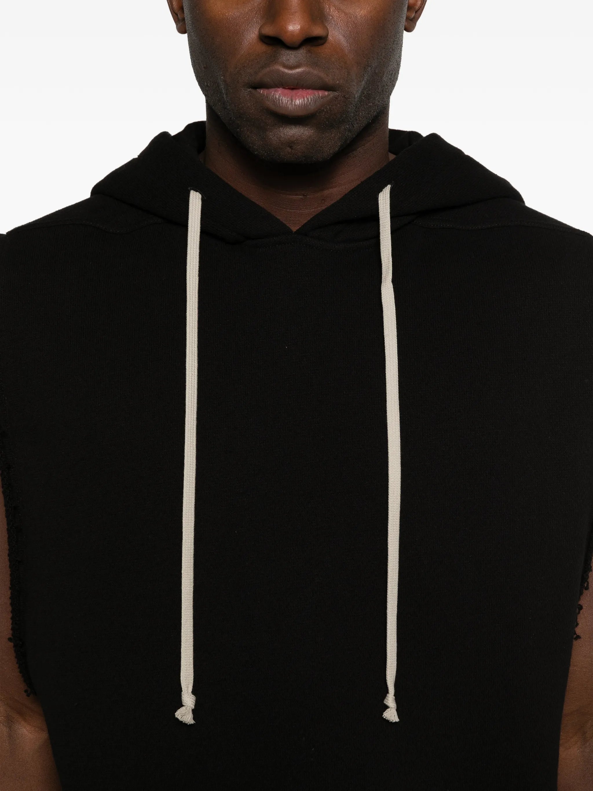 frayed hoodie