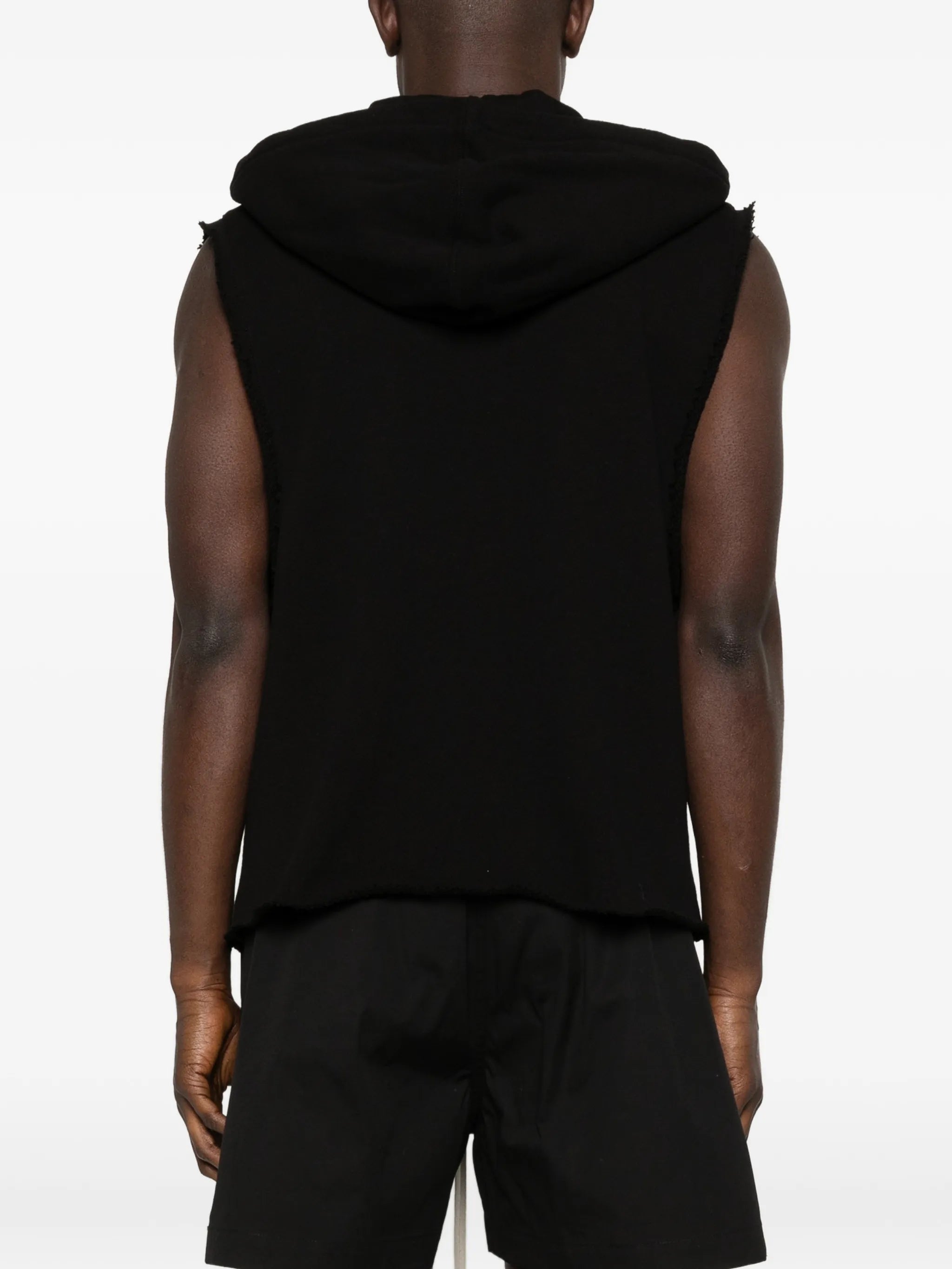 sleeveless hooded tank top