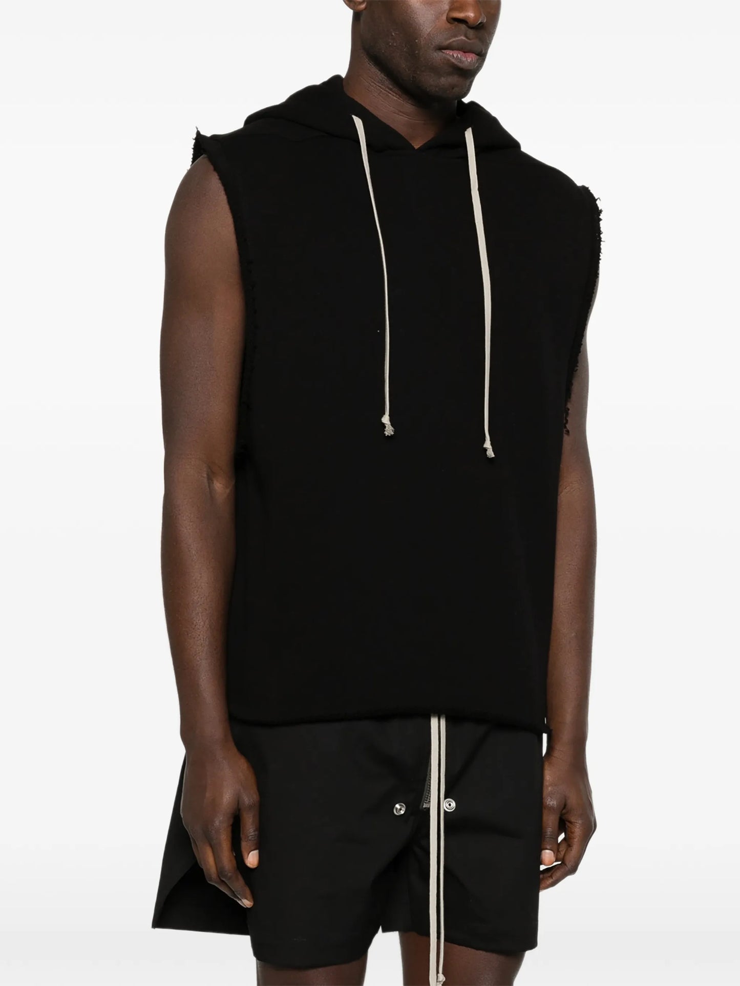 frayed hoodie