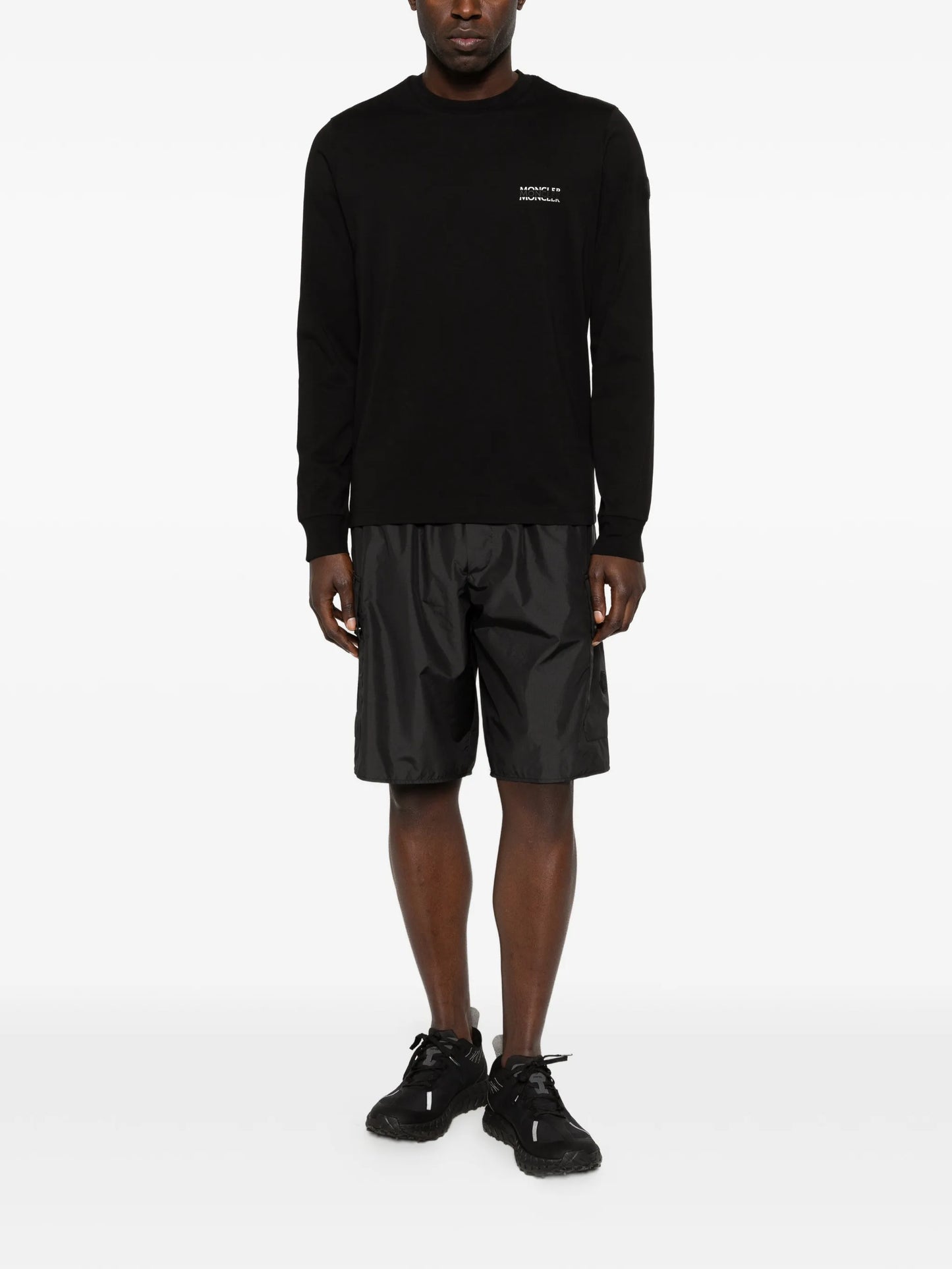 long-sleeve cotton T-shirt