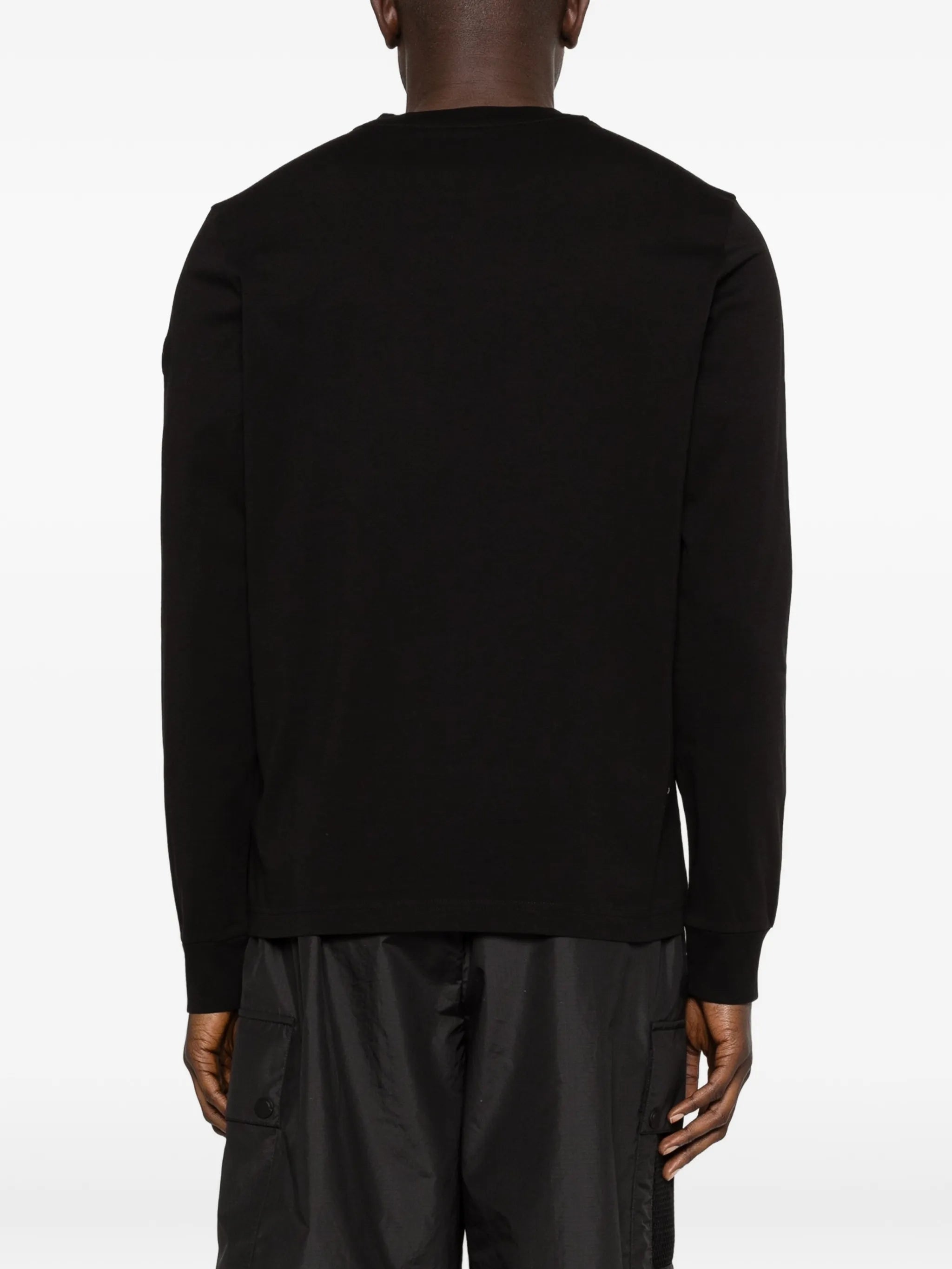 long-sleeve cotton T-shirt