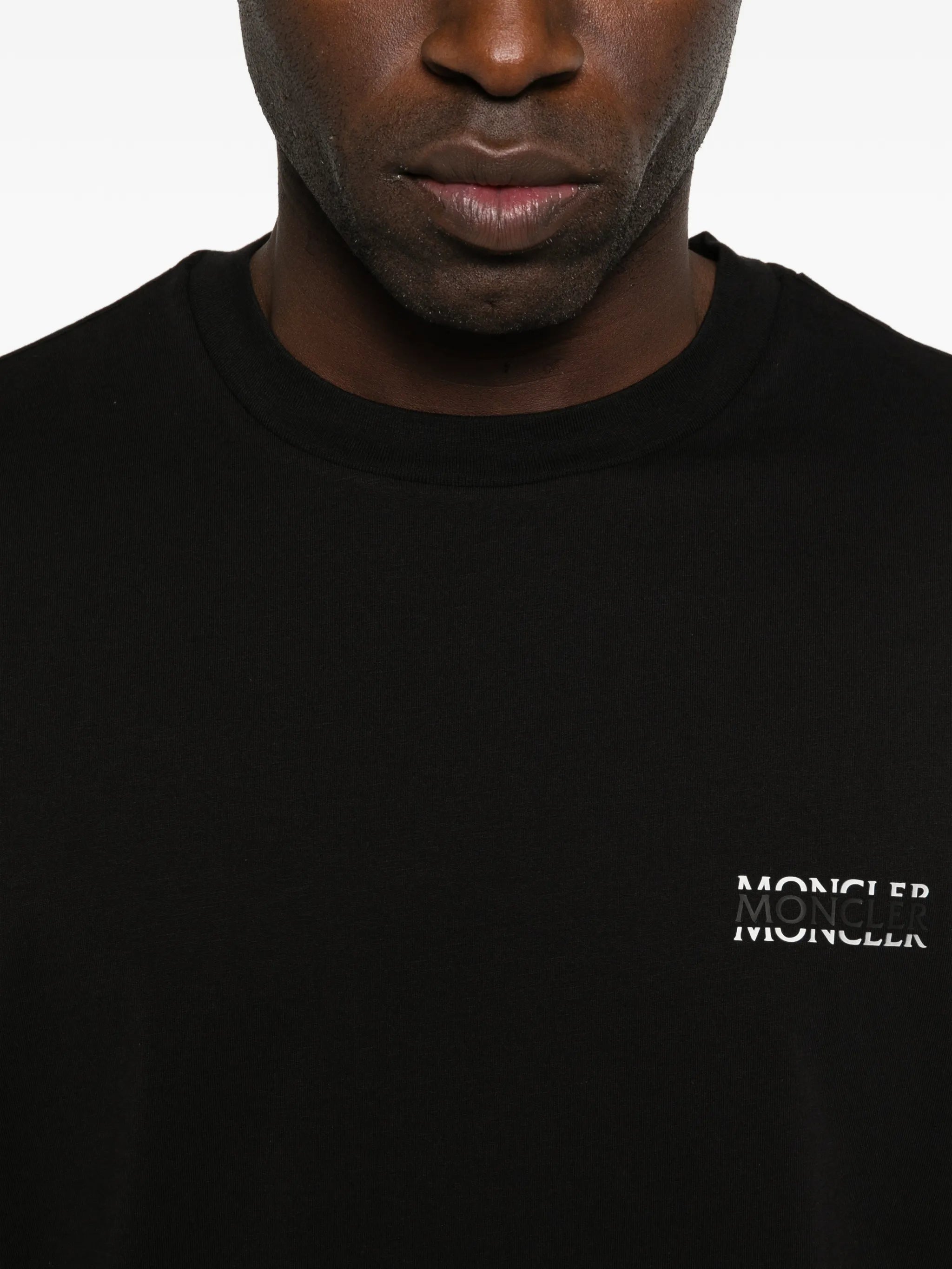 long-sleeve cotton T-shirt