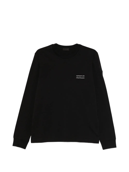 long-sleeve cotton T-shirt