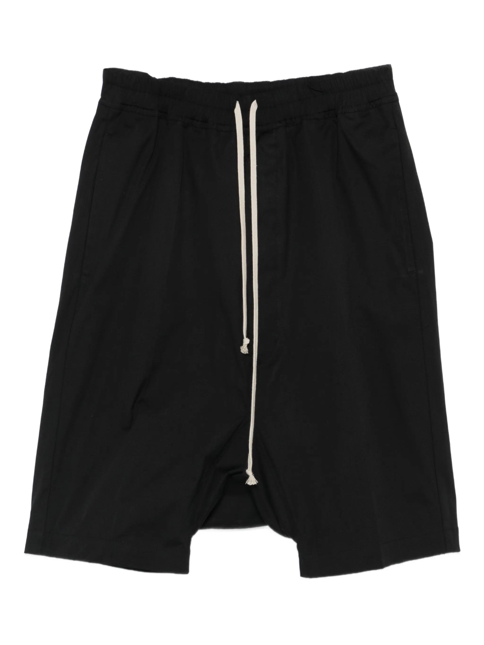 drawstring drop-crotch shorts