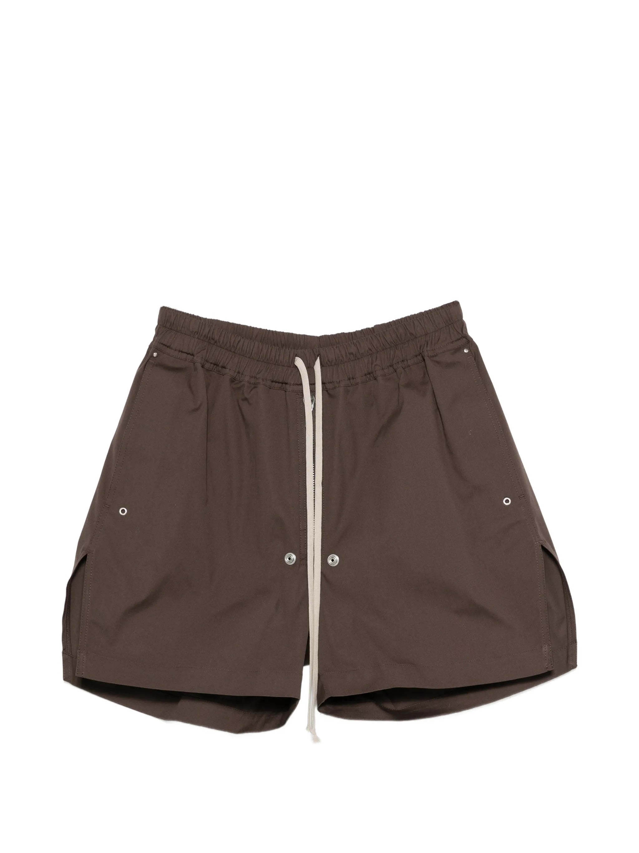 Bela drawstring zip shorts